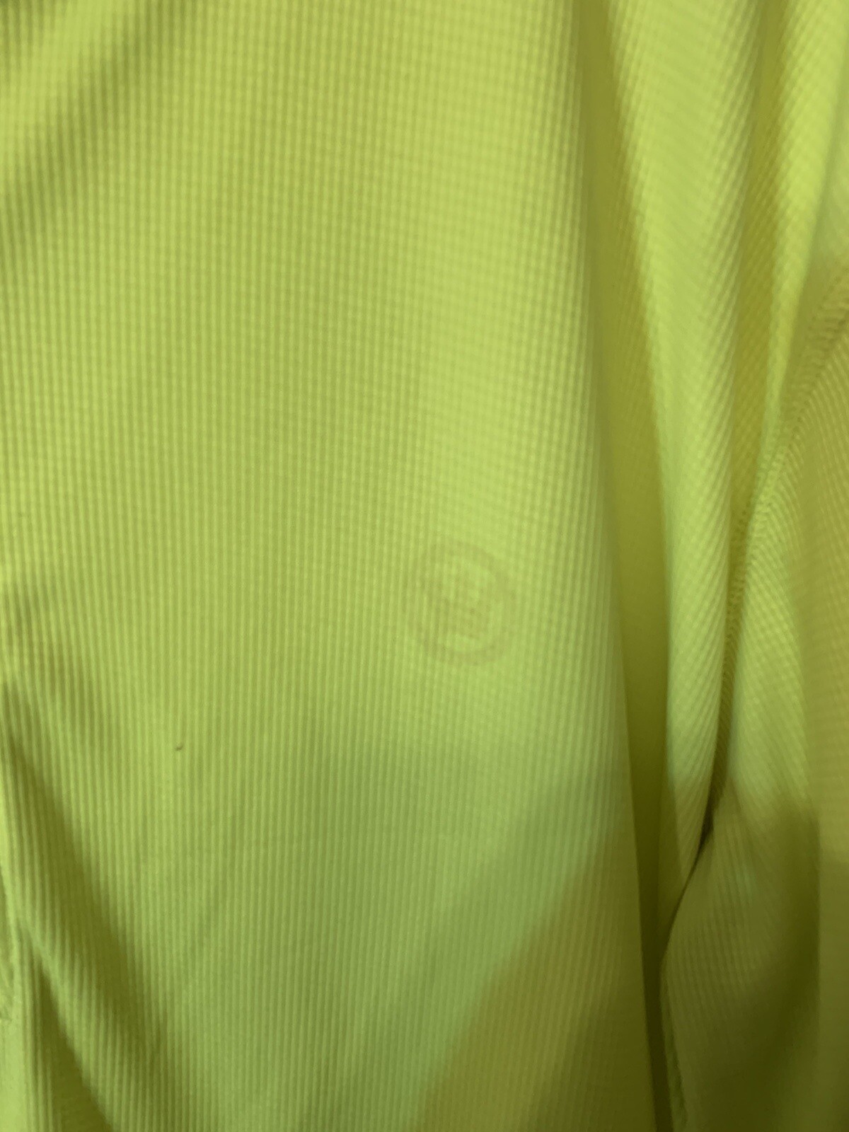 Canari Mens Sz XL Bike Jersey Cycling Bib Shirt Neon Yellow Half-Zip
