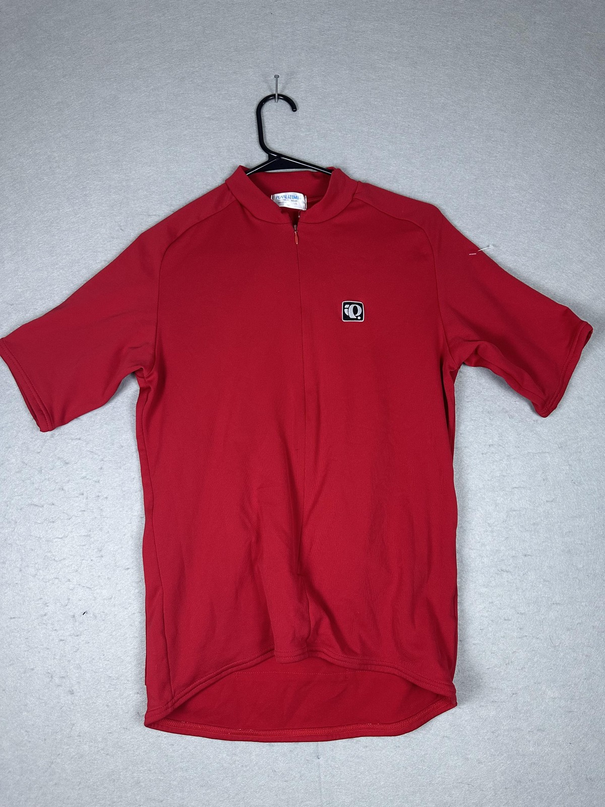 Pearl Izumi Cycling Shirt Mens Large Red Half Zip Jersey Technical Wear USA