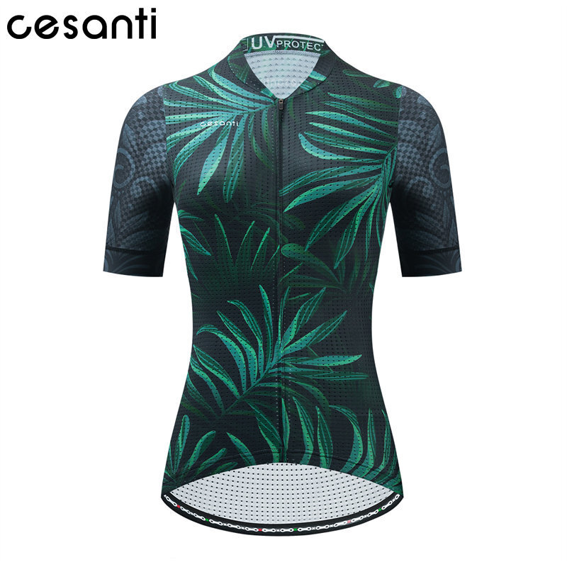 CESANTI Women Cycling Jersey Non-slip Band Confortable Pro Bike Clothing