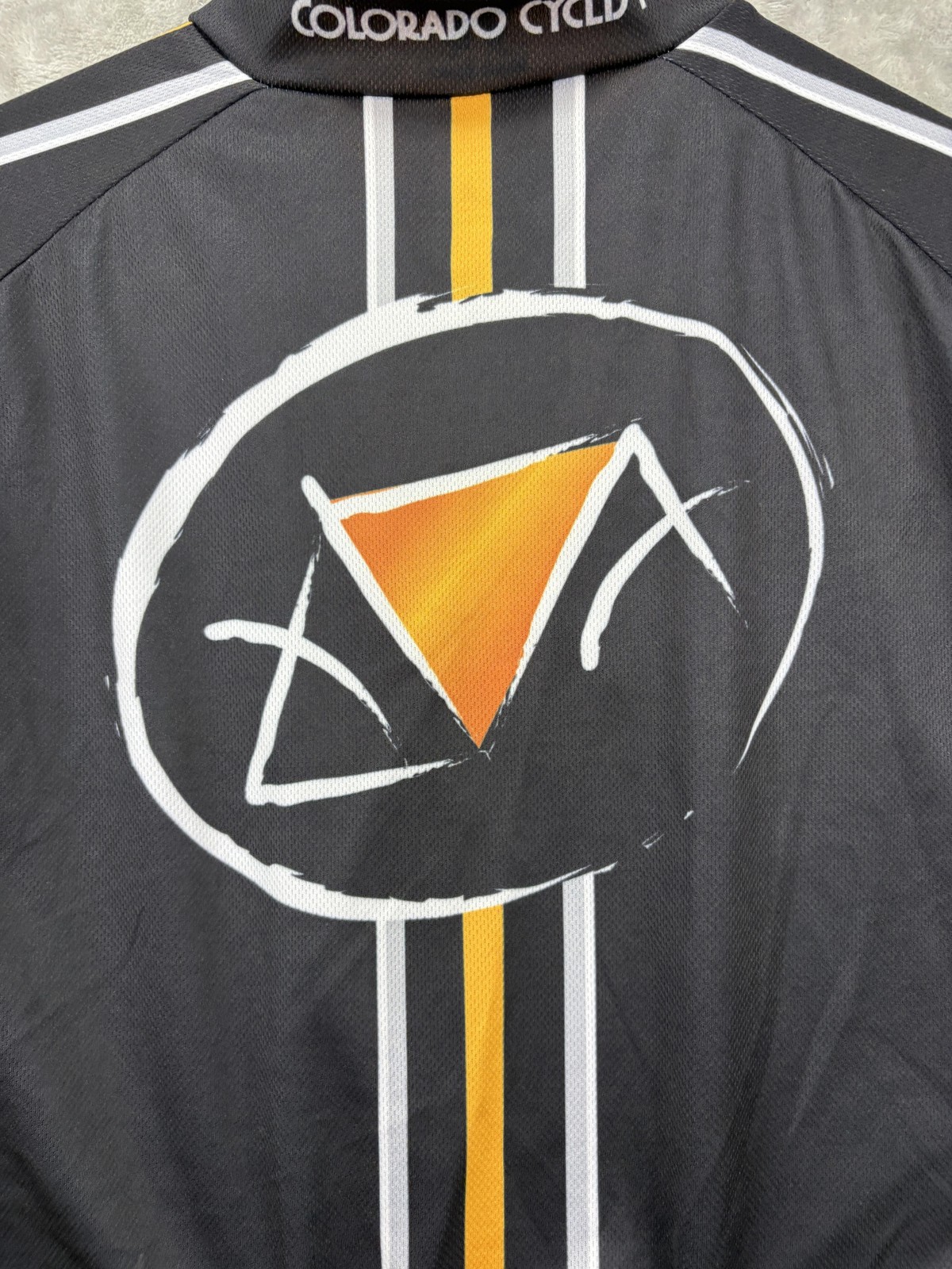 ShaverSport Cycling Jersey Womens Large Black Colorado Cyclist Copper Triangle