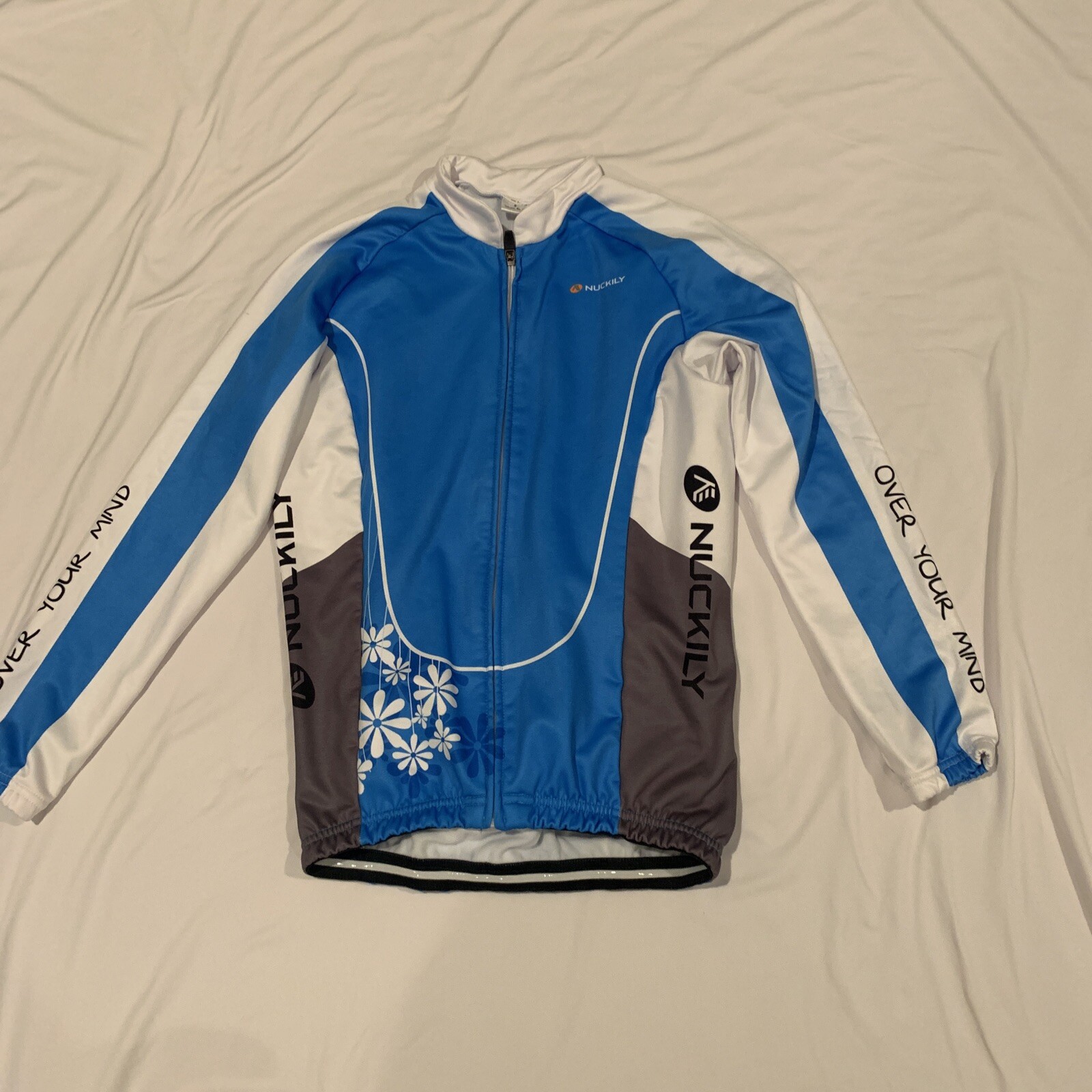 Nuckily Cycling L/S Jersey Womens S Winter Fleece Jersey Full Zipper Quick Dry