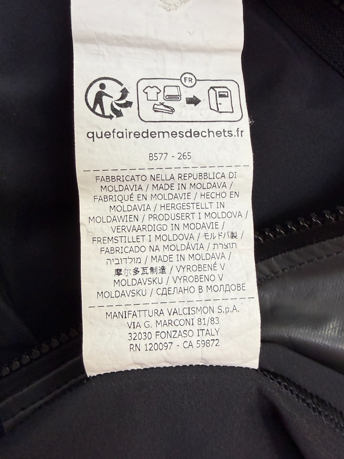 GABBA R CASTELLI JACKET CYCLING SPORTS BIKE WATERPROOFNESS 4524504-010 SIZE L