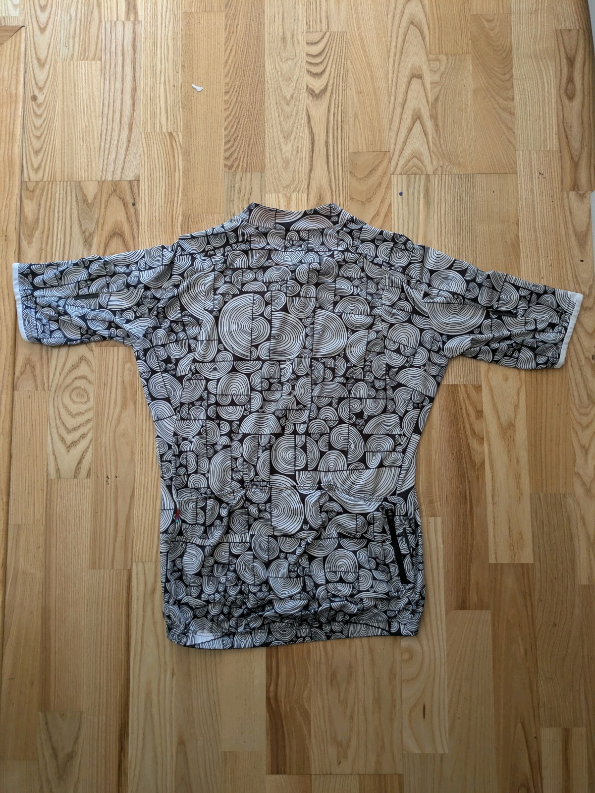 Velocio Lisa Congdon X SE Short Sleeve Cycling Jersey Men White/Blk Gravel