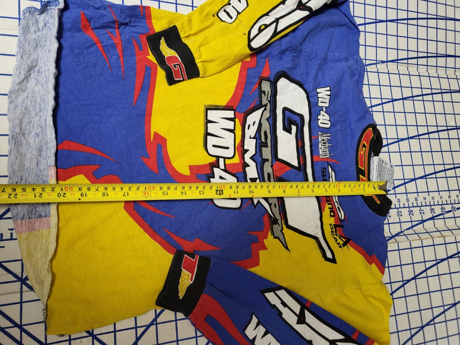 Vtg GT BMX Jersey WD-40 Team Factory Racing AXO Youth Large Gary Ellis