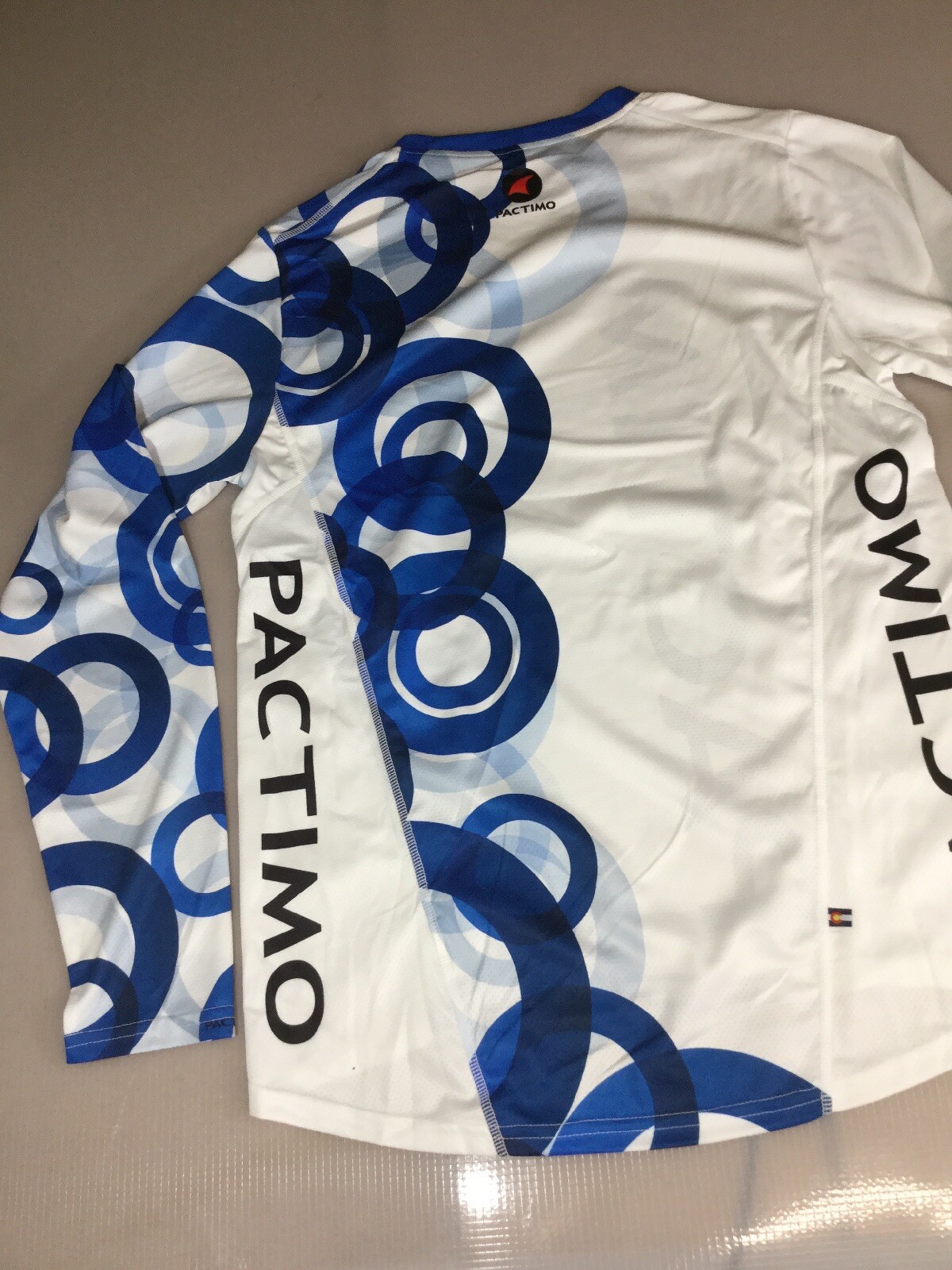 Pactimo Mens Casual Long Sleeve Cycling Tech T Shirt Small S (6910-B)
