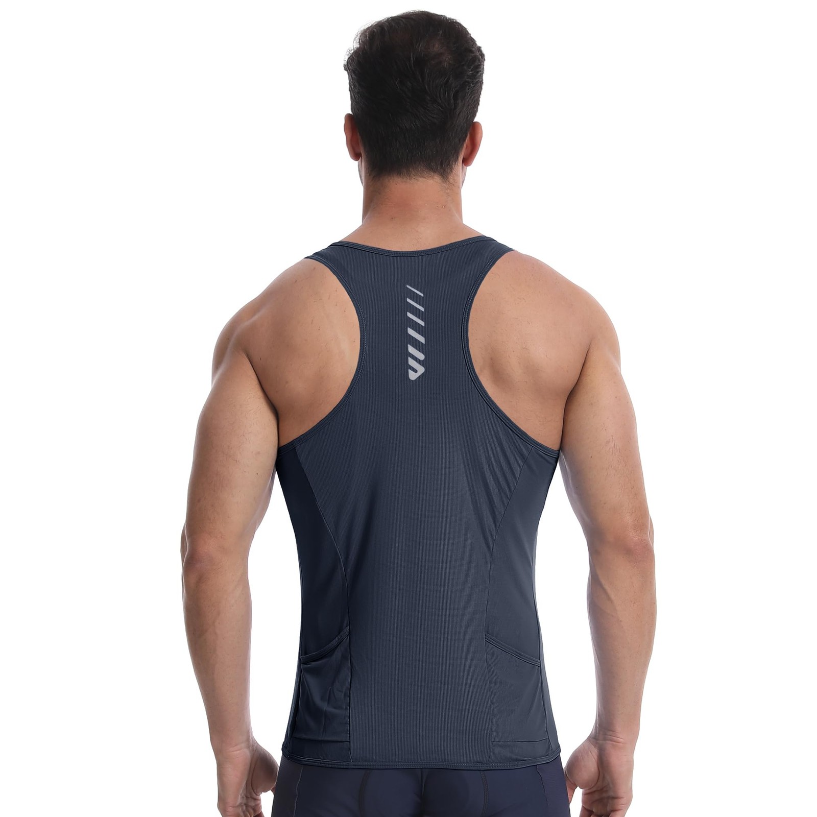 Mens Sleeveless Cycling Jersey – Cooling Cycling Tank Top for Men, Lightweigh…