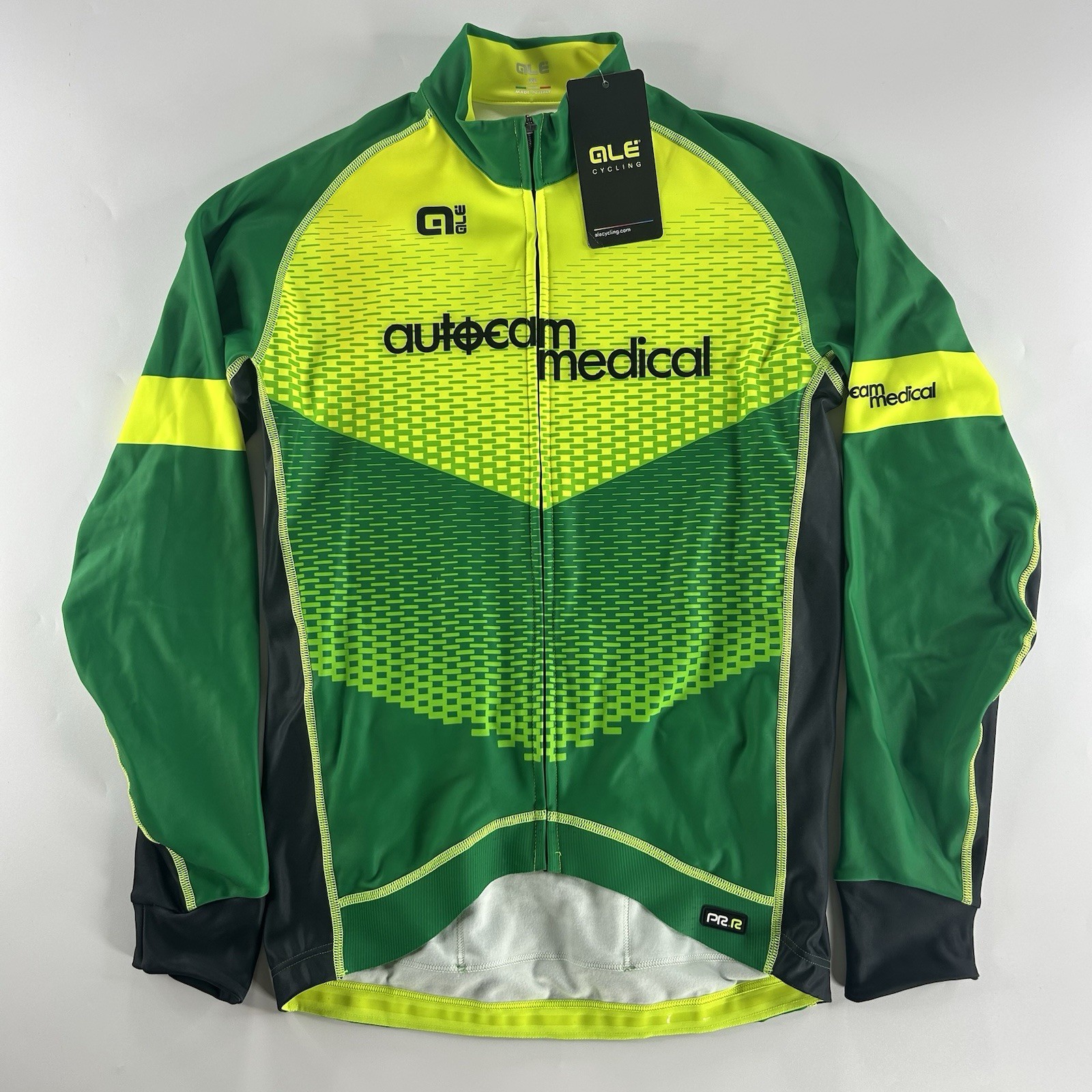 Ale Cycling Thermal Jacket XL Italy AutoTeam Medical Full Zip Winter Jersey