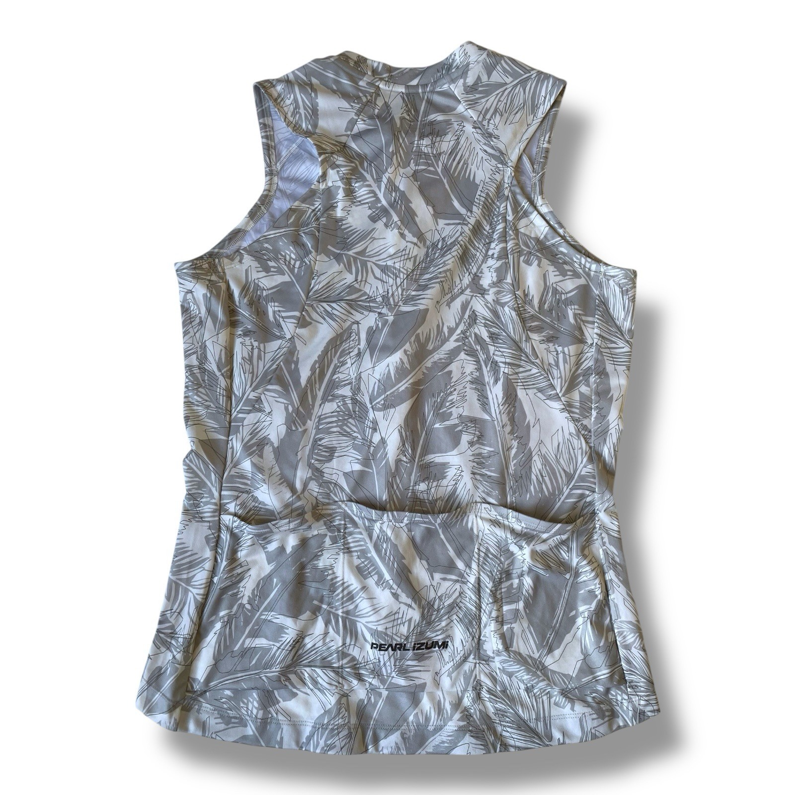 Pearl Izumi Women’s Attack Sleeveless Jersey Size Large XL White Floral Print