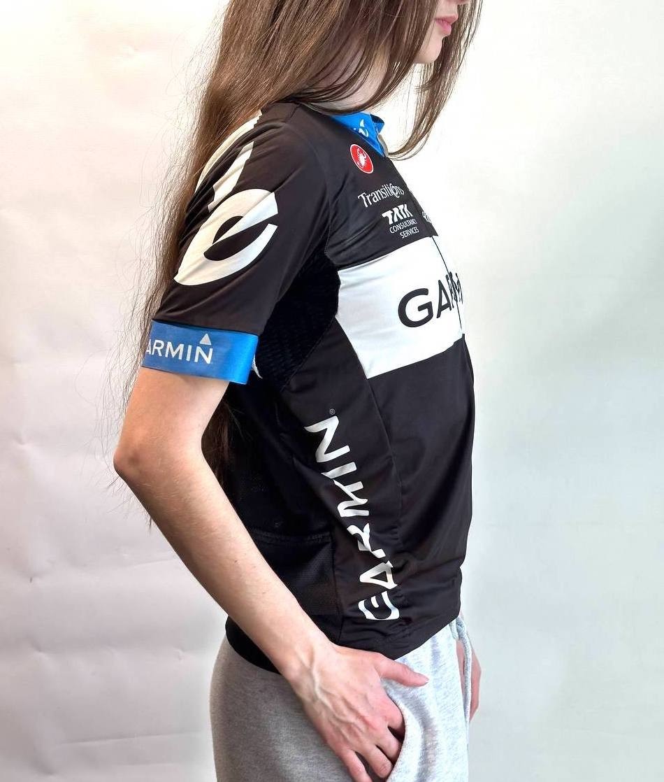 Vtg Castelli Garmin -Cervelo Team Cycling Jersey – Women Size L -2011 UCI World