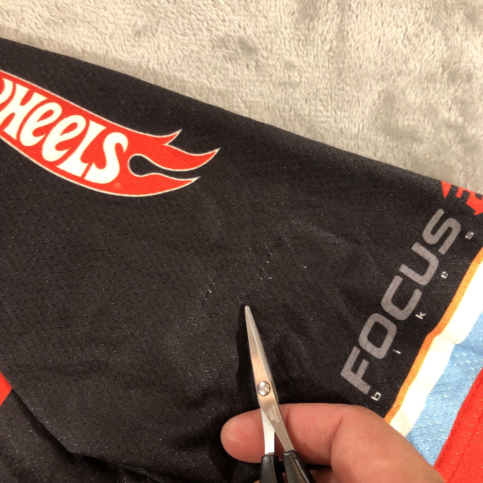 Pactimo Cycling Jersey Mens Large Black Hot Wheels Full Zip Short Sleeve Bike