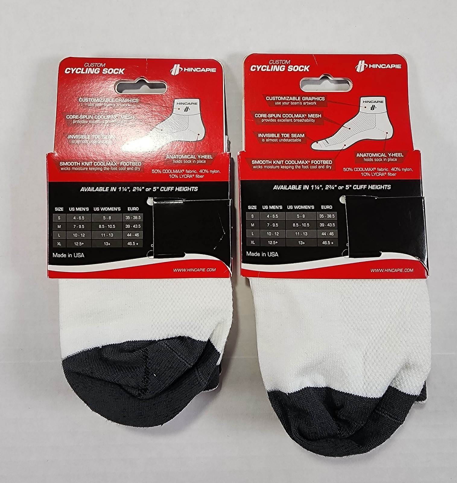 Hincapie Cycling Jersey Mens XL Gray White Graphic Athletic Race Fit Socks Bosch