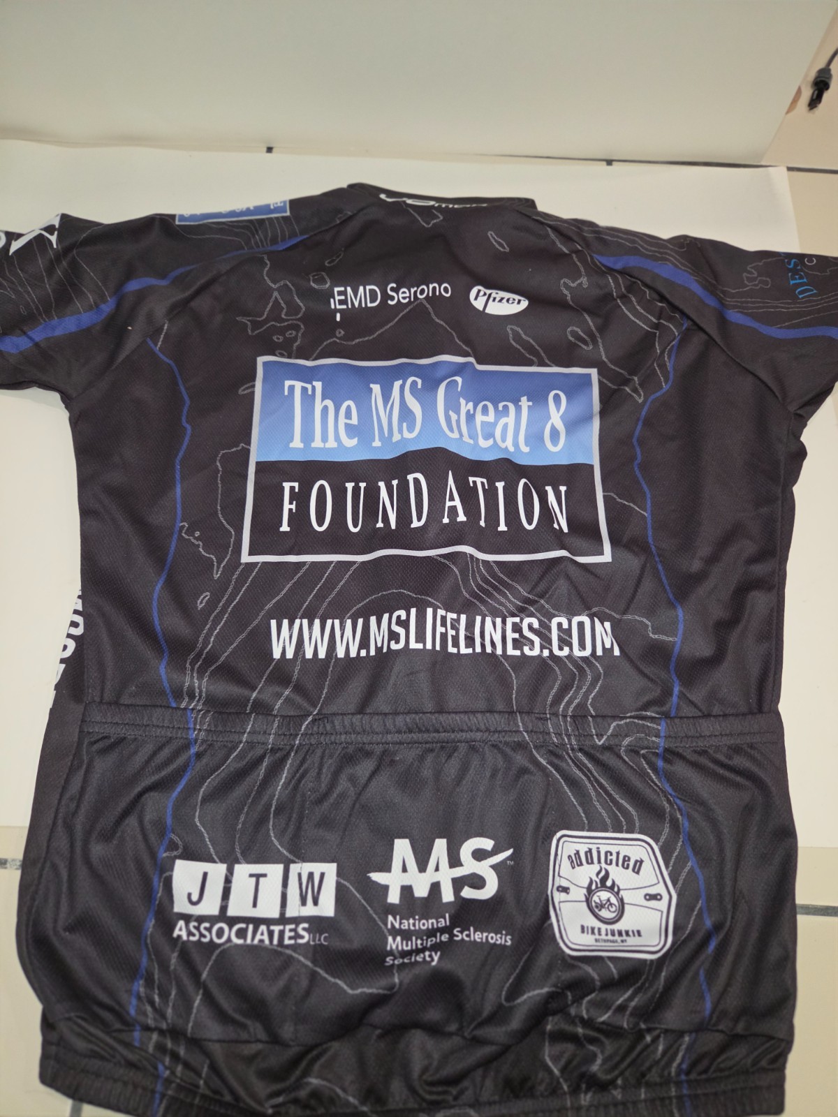 VoMax Brand Cycling Jersey MS Great 8 Foundation Size L Men’s