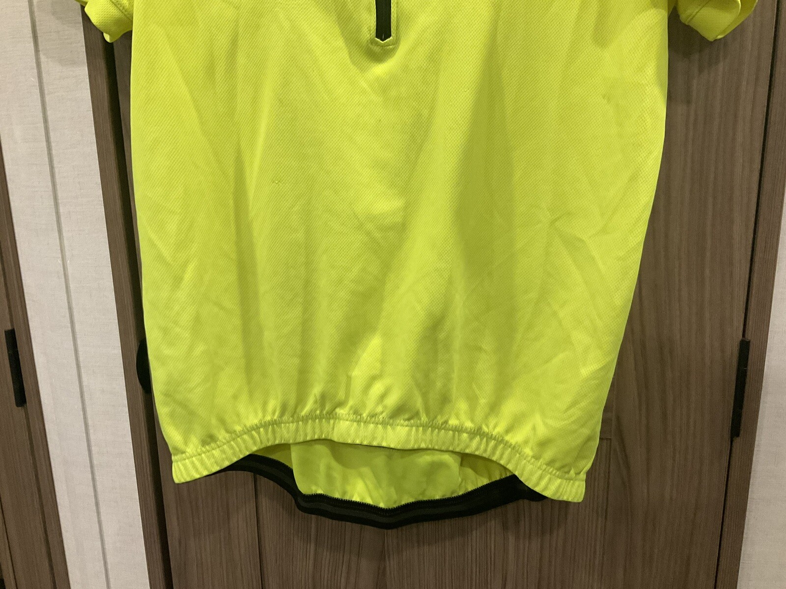 SPOTTI Mens Short Sleeve ZIP Neck Bicycle Shirt Some Wear/spots See Photo Large
