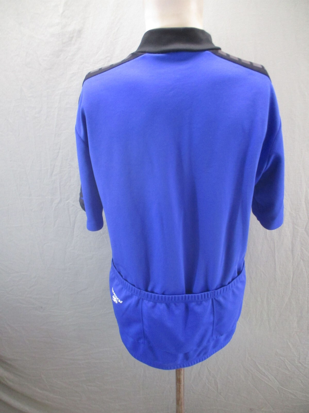 SUGOI Size L Men Full Zip Pocket Elastic Waist Short Sleeve Cycling Jersey 966