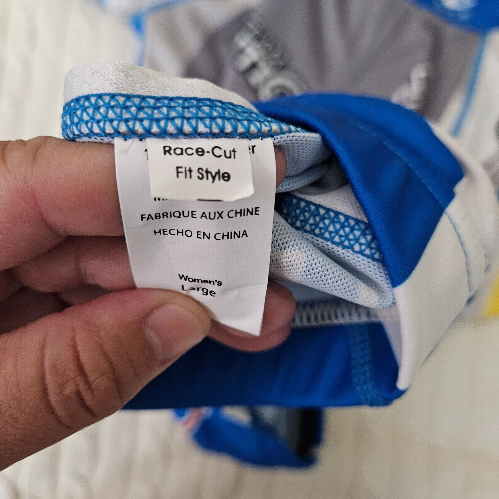 Jakroo Cycling Women’s Race fit cut Full zip Back Cargo Pockets Size L NEW