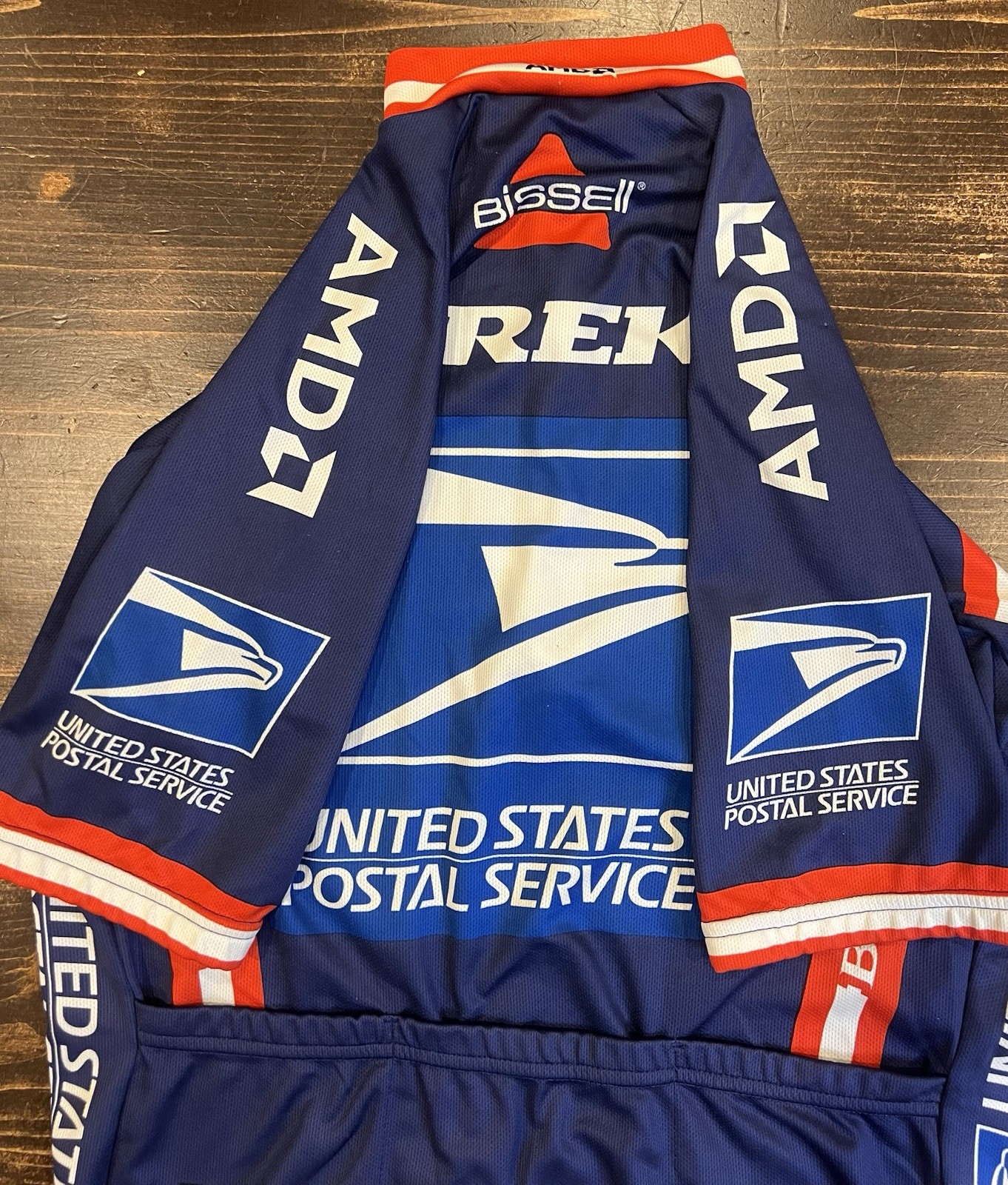 Nike x United States Postal Service USPS Trek Cycling Biking Jersey Vest Large