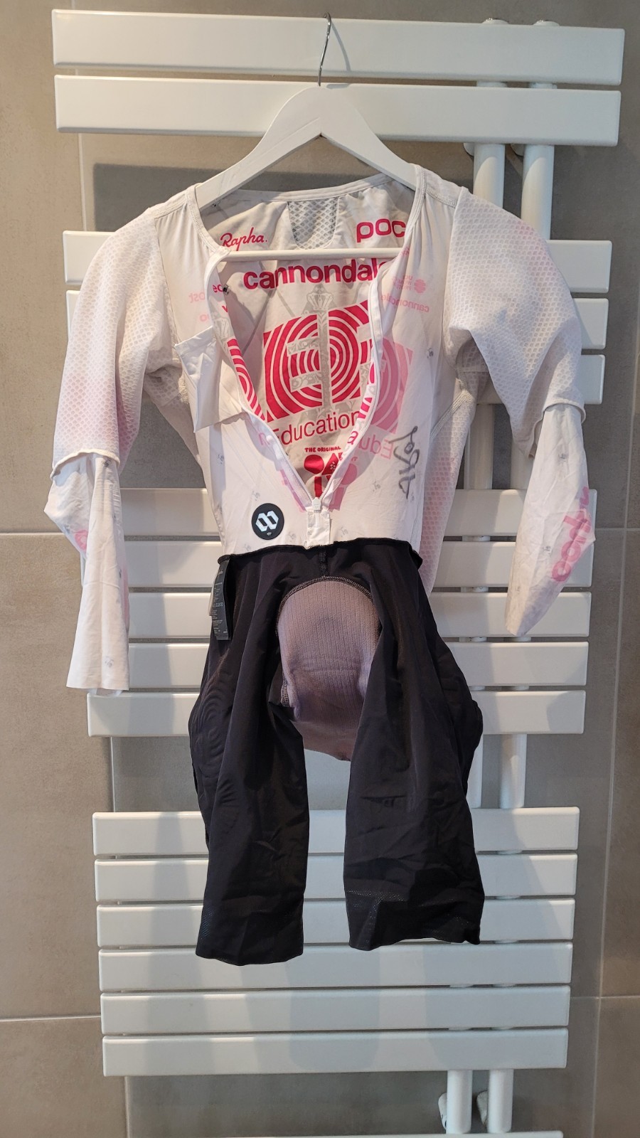 cycling jersey 2025 giro from Sarah ROY rapha ef education first skinsuit medium