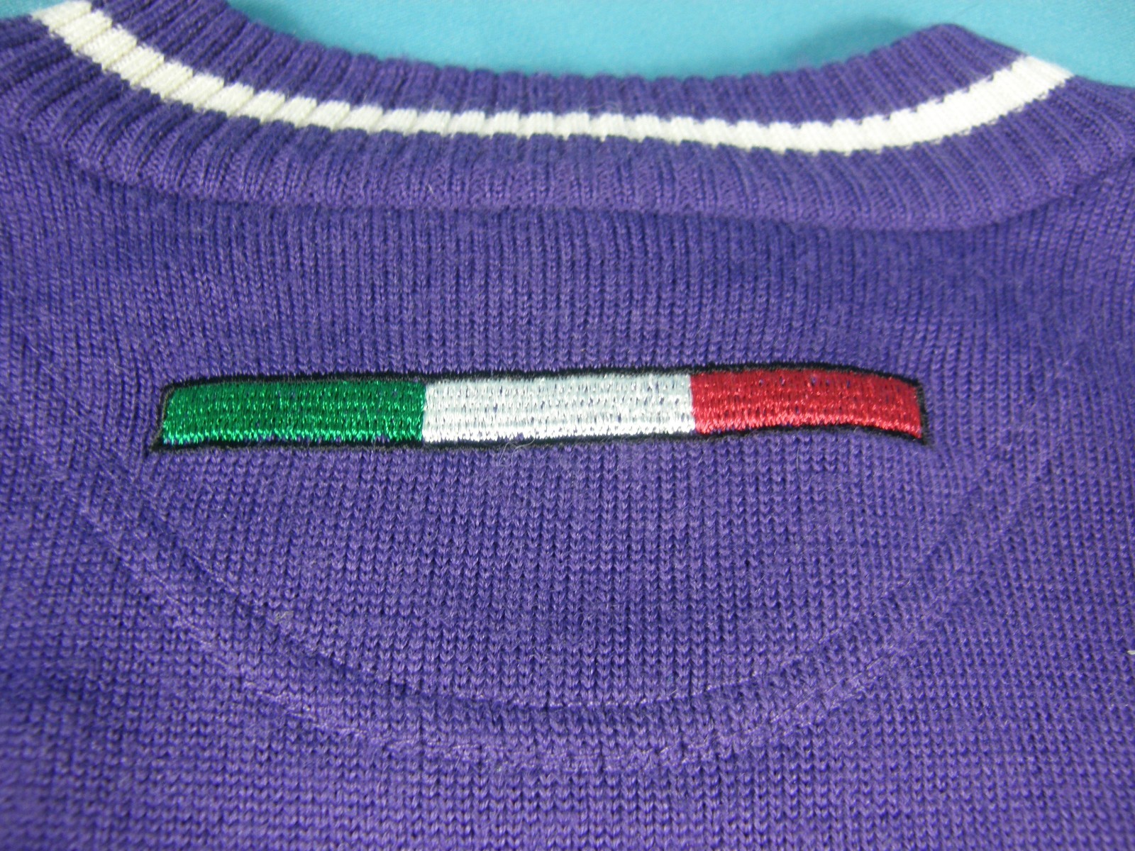 Vntg Castelli Cycling Jersey Woman’s S Wool Blend 1/4 Zip LS Very light Wear EX