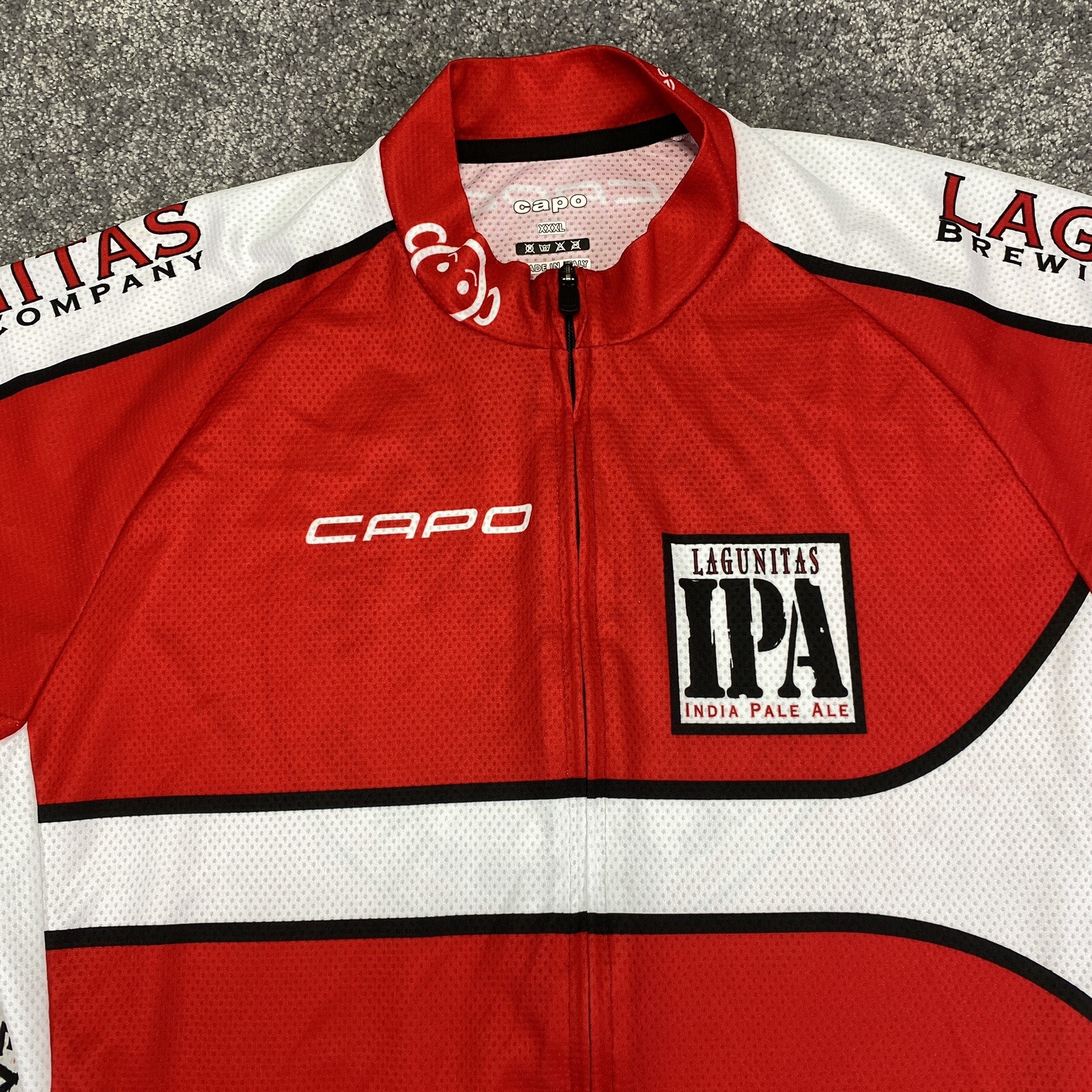 Lagunitas IPA Cycling Jersey XXXL Capo Made Italy Beer Bike Full Zip