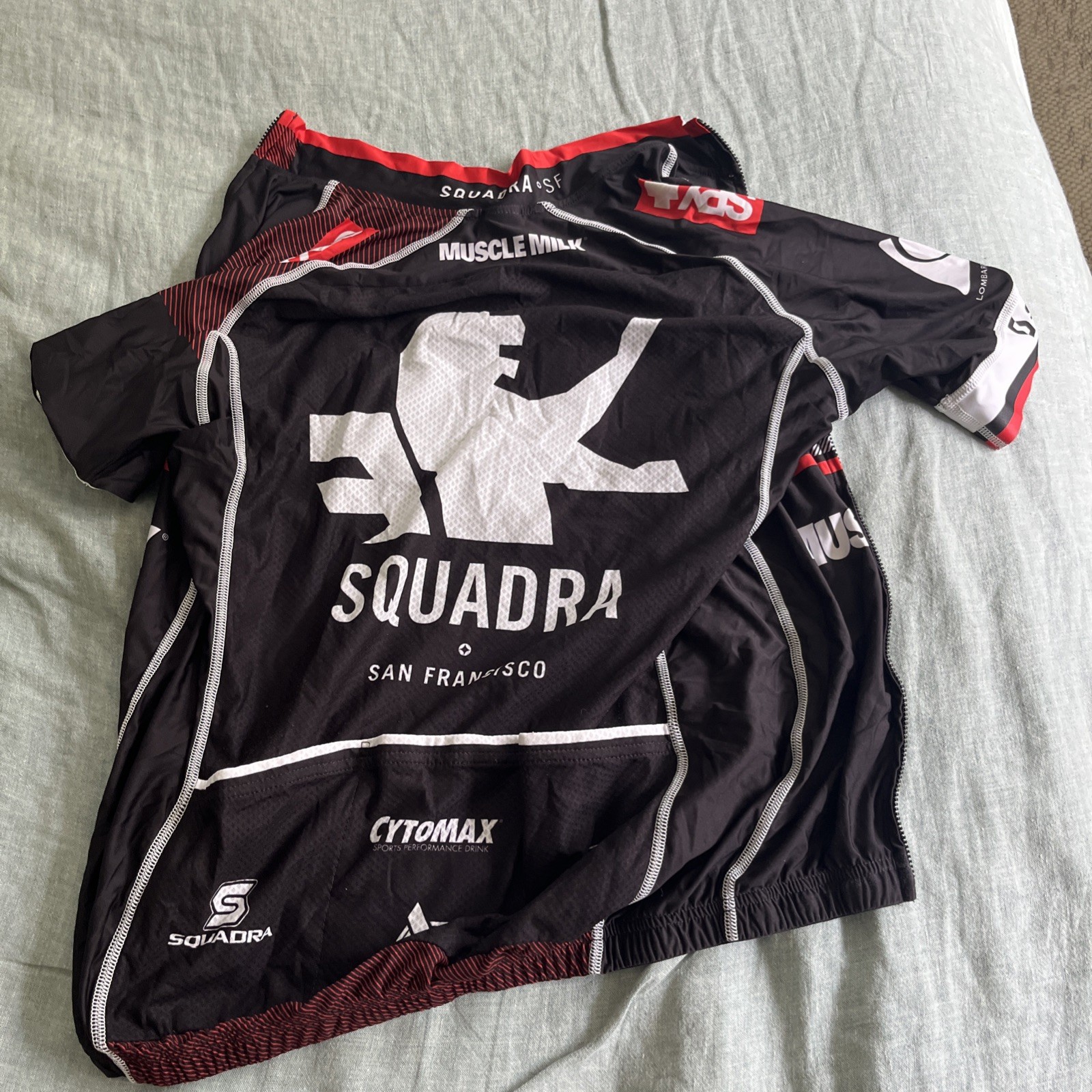 Squadra Men’s Medium Men’s Cycling Jersey Short Sleeve