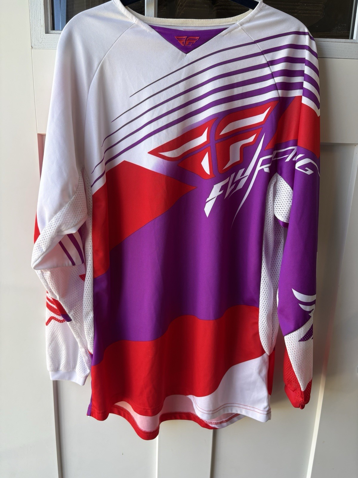 Fly Racing Kinetic Blocks Racing Long Sleeve Jersey Men’s Size Medium