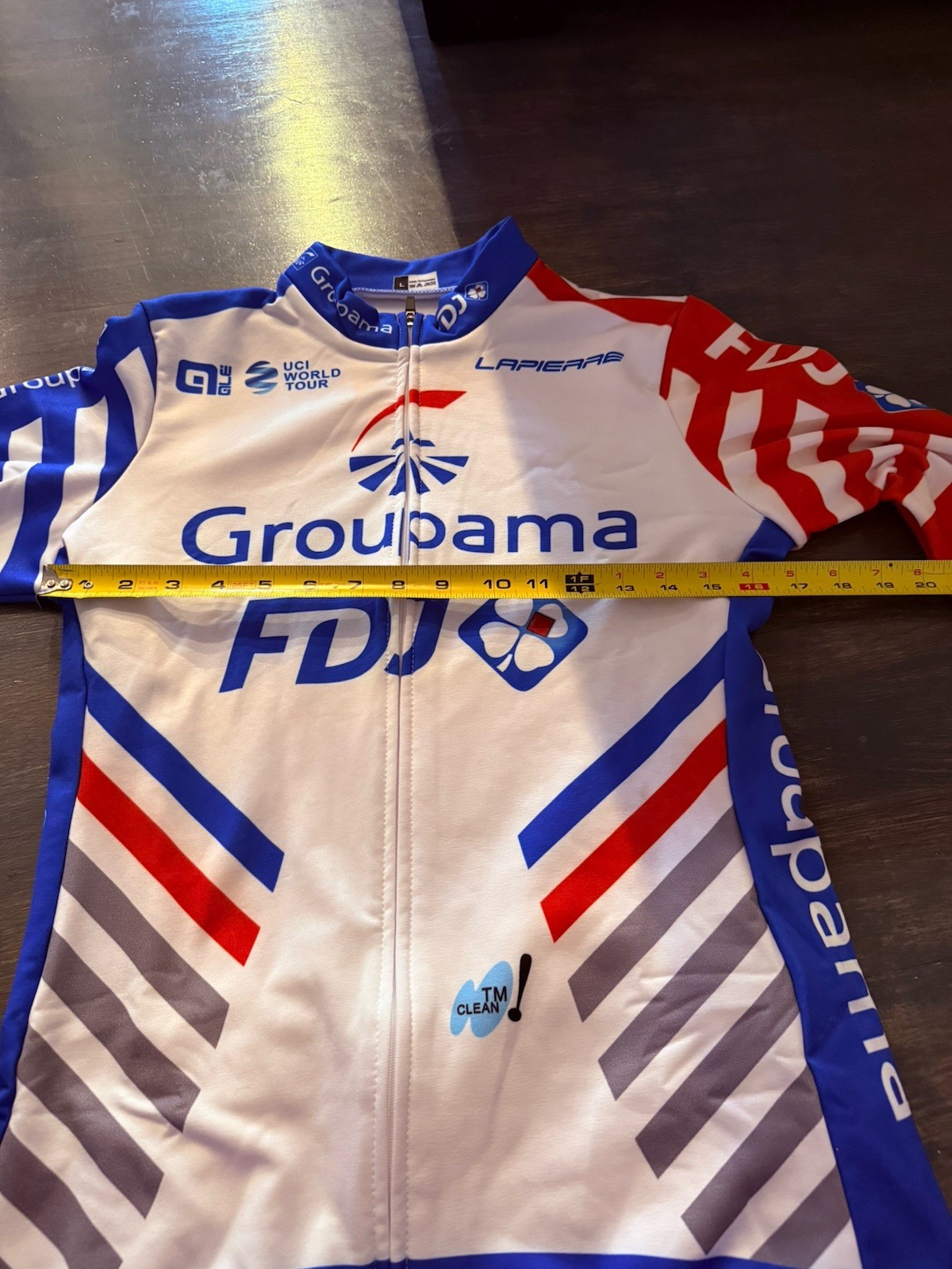 NWT- FDJ Groupama Cycling Jersey And Bibs Set- Cold Weather L ( See Desc.)