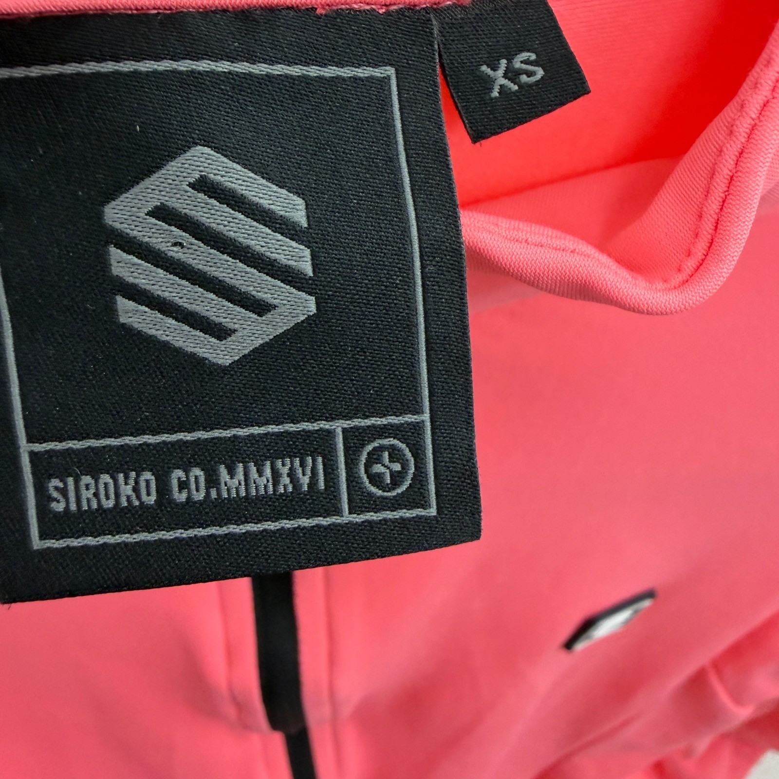 Siroko Jersey Womens XS Pink Cycling Long Sleeve Full Zip Bike Top