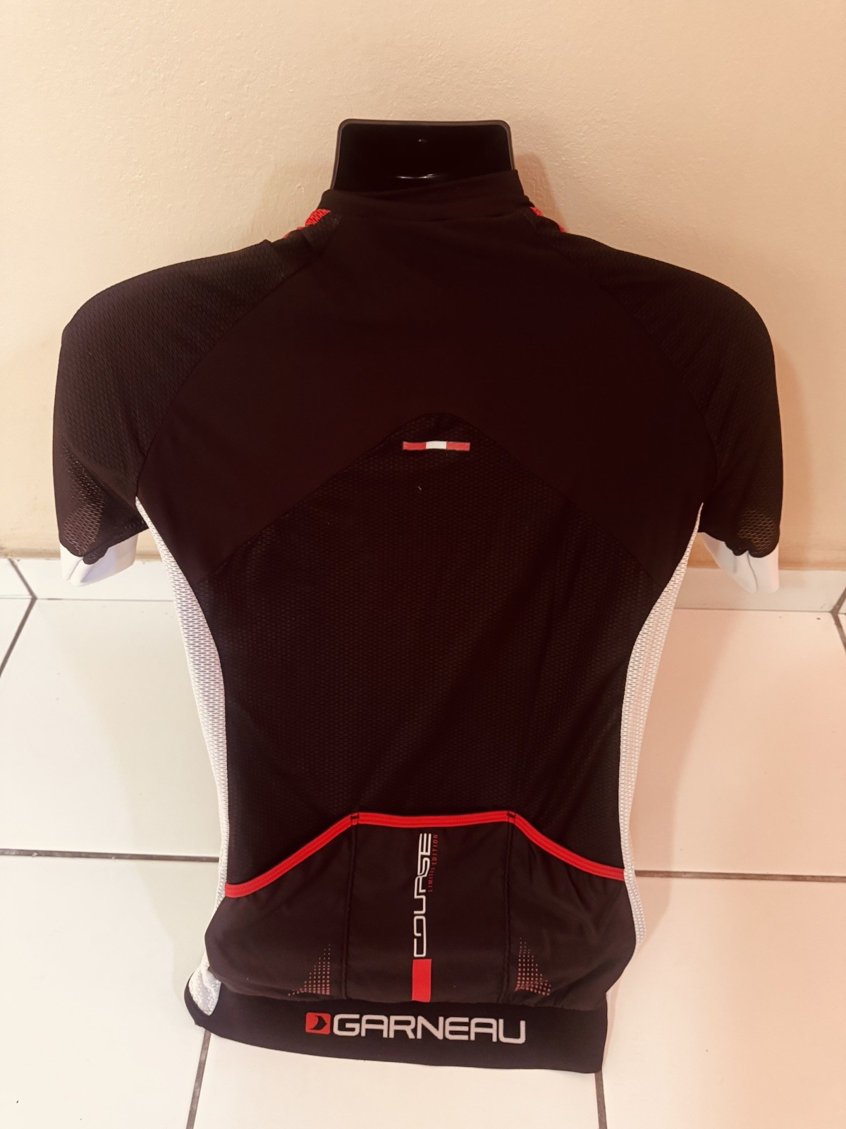 Louis Garneau Course Superleggero Jersey Black/White And Black/Red Combo Large
