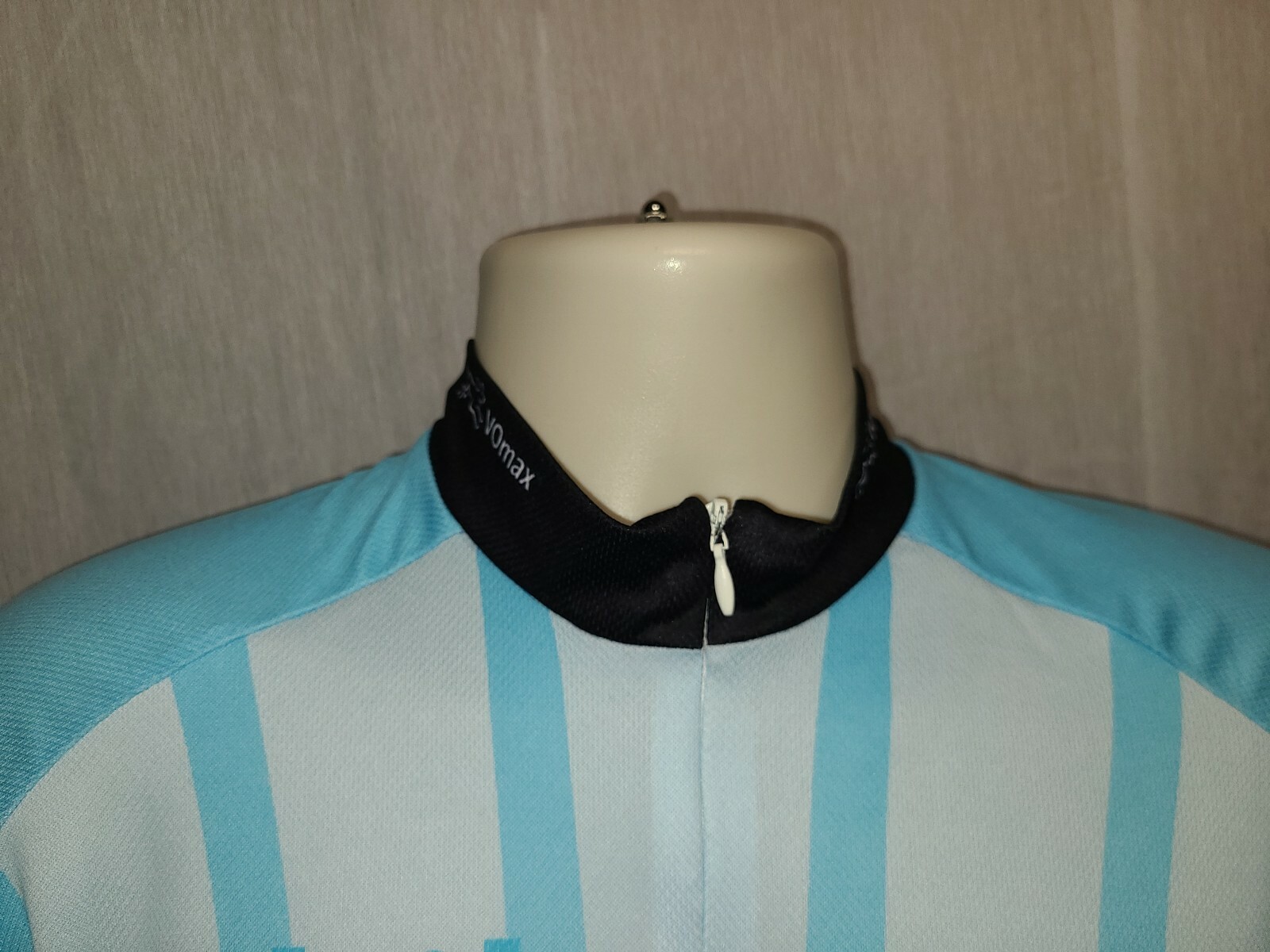 2008 Vomax Bike MS Ride Adult Large Blue Cycling Jersey