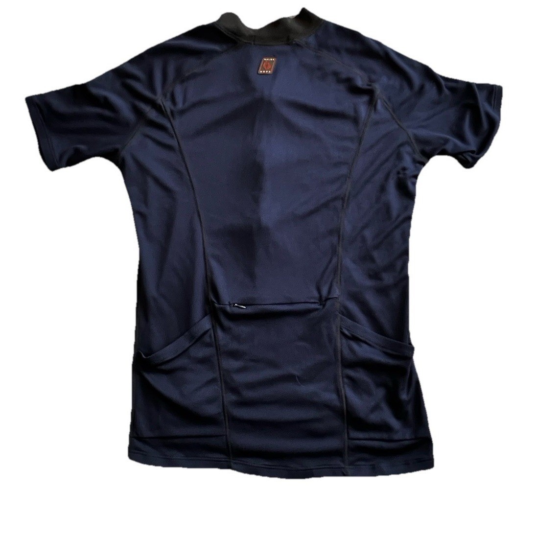 Men’s Ropa Wear XL Cycling Jersey Half Zip Navy Blue 3 Rear Pockets Bike Shirt