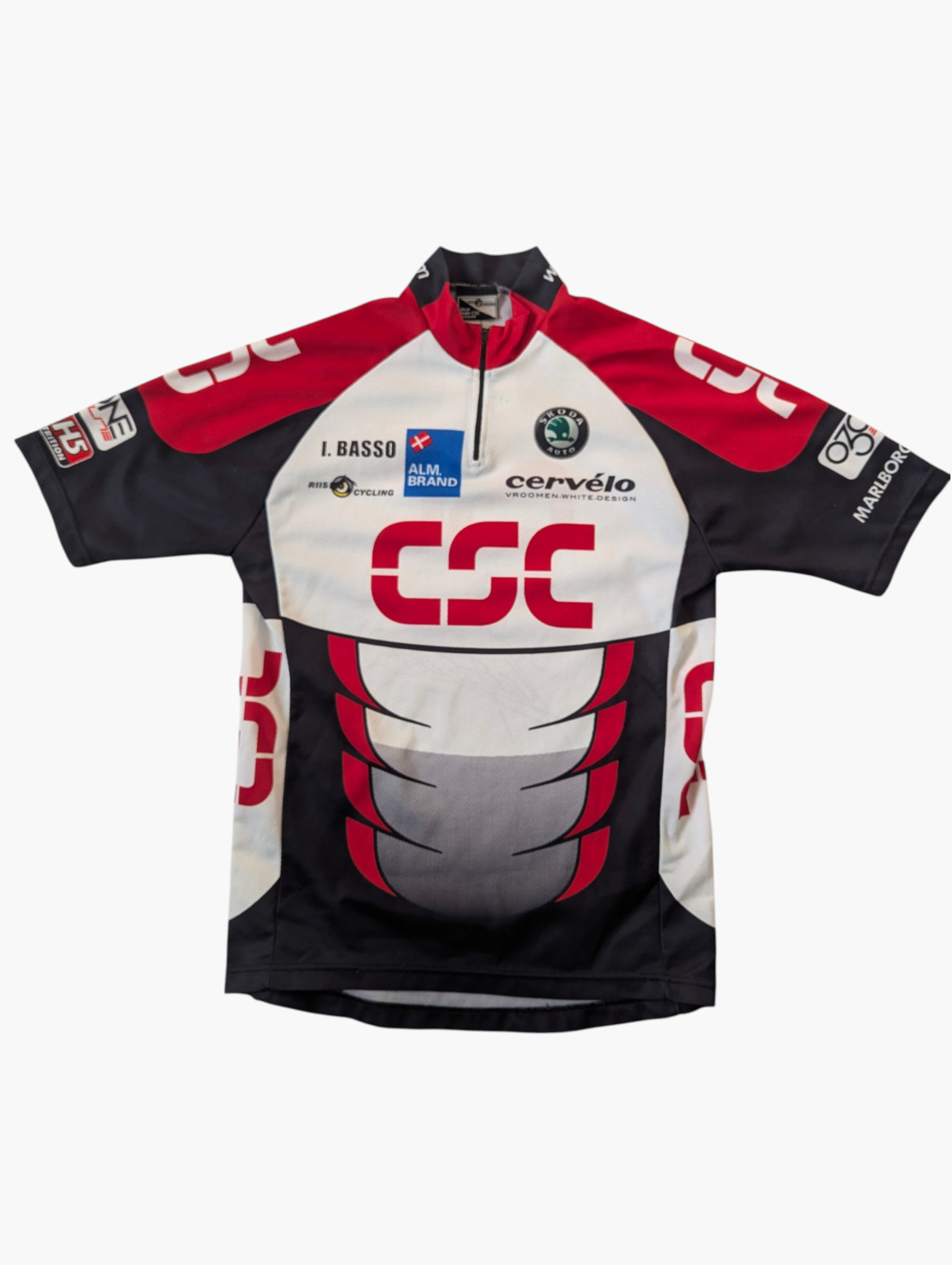CSC Ivan Basso RIIS Cycling Cervelo Pro Team Jersey Size S/M, RARE! Shirt Trikot