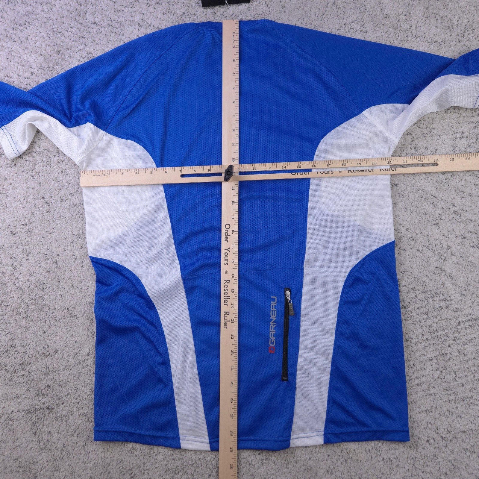 Louis Garneau Cycling Jersey Men Large Short Sleeve T-Shirt Towny Mesh Blue NWT