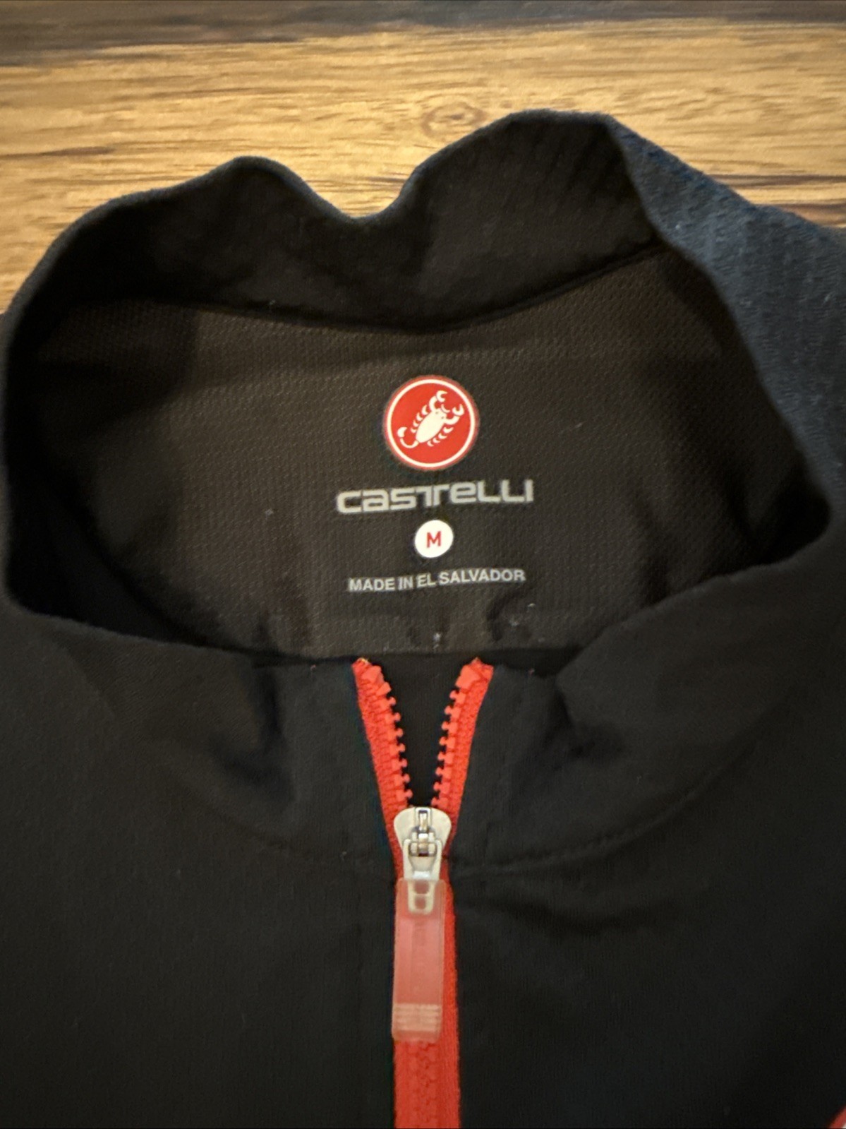 Castelli Cycling Jersey M Black Sleeveless Full Zip EUC