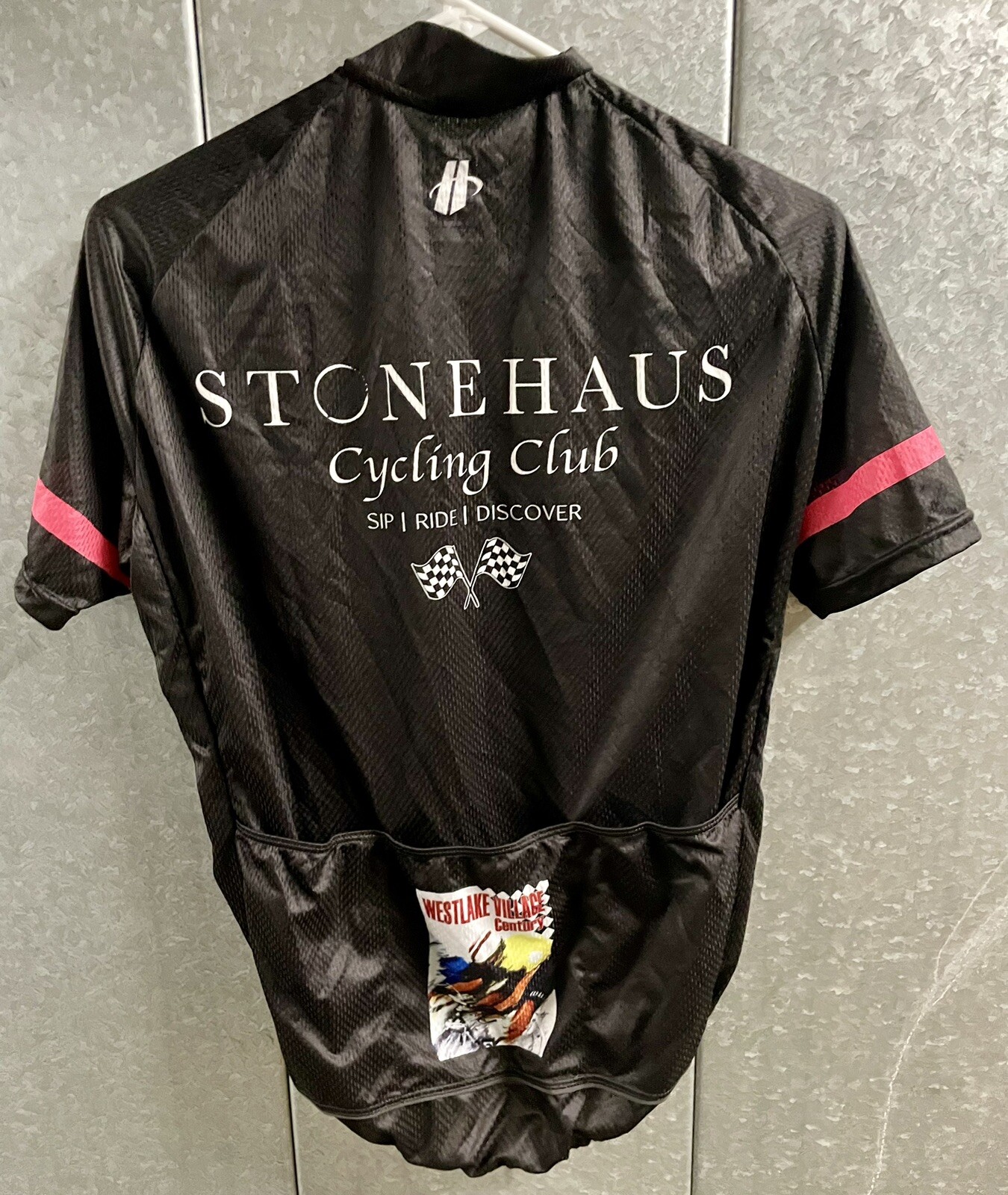 Hincapie Full Zip Jersey 3 Pocket Stonehaus Cycling Club Size Small New