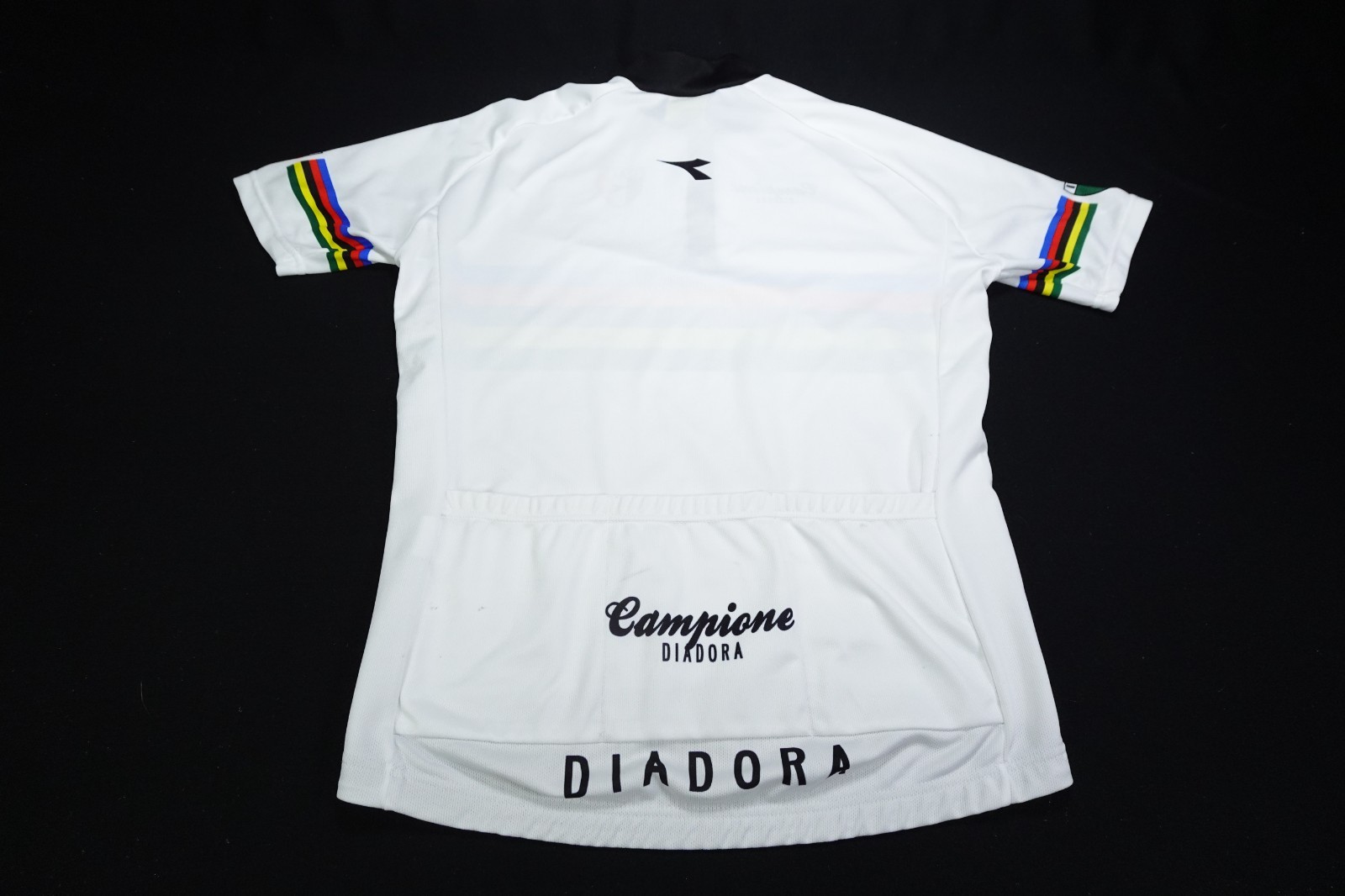 Diadora Campione Italy Half Zip Crew Neck Cycline Shirt Italy Men’s XXL Stripes