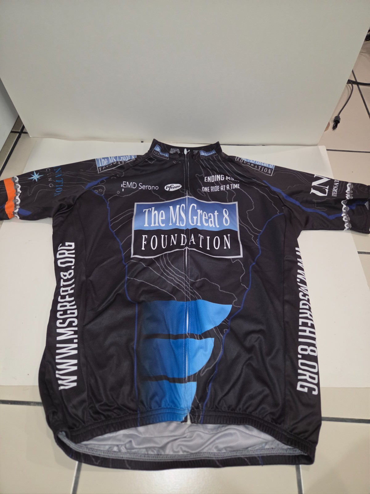 VoMax Brand Cycling Jersey MS Great 8 Foundation Size L Men’s