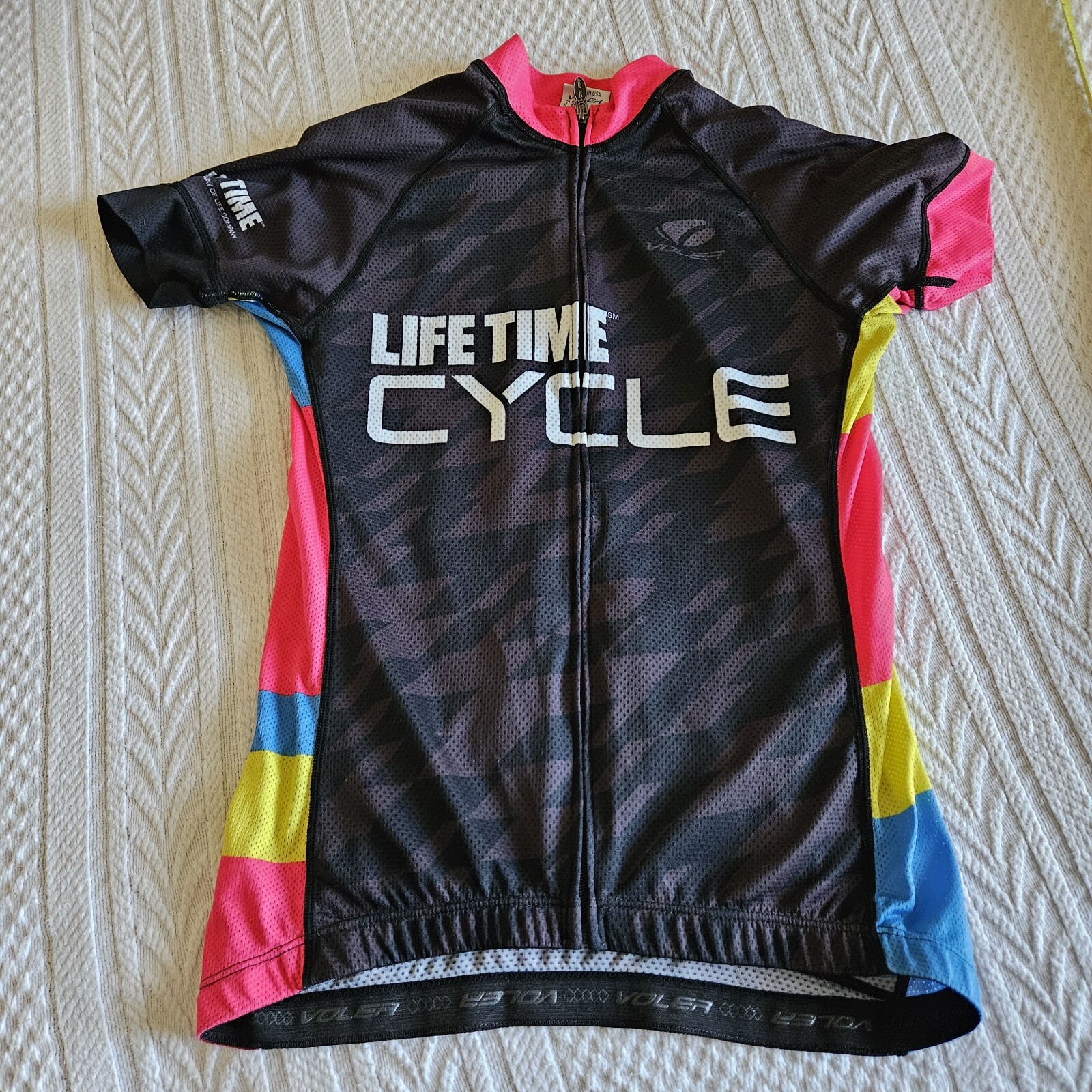 Voler Cycling Jersey Small Lifetime Rider Multicolor Pre-Owned VG7