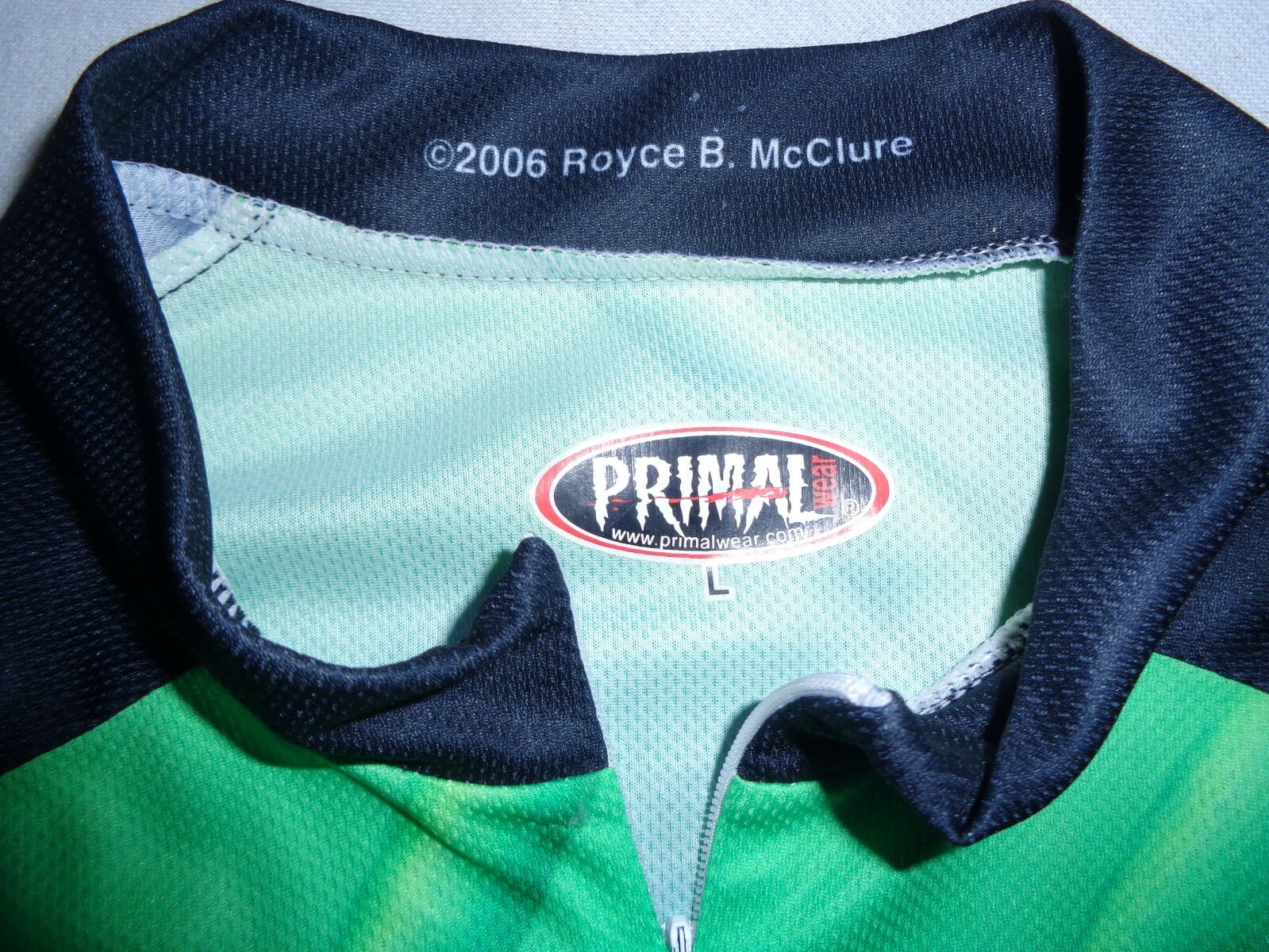 Primal Wear 2006 Royce McClure Frogs ICU 812 Cycling Jersey Size Large Adult