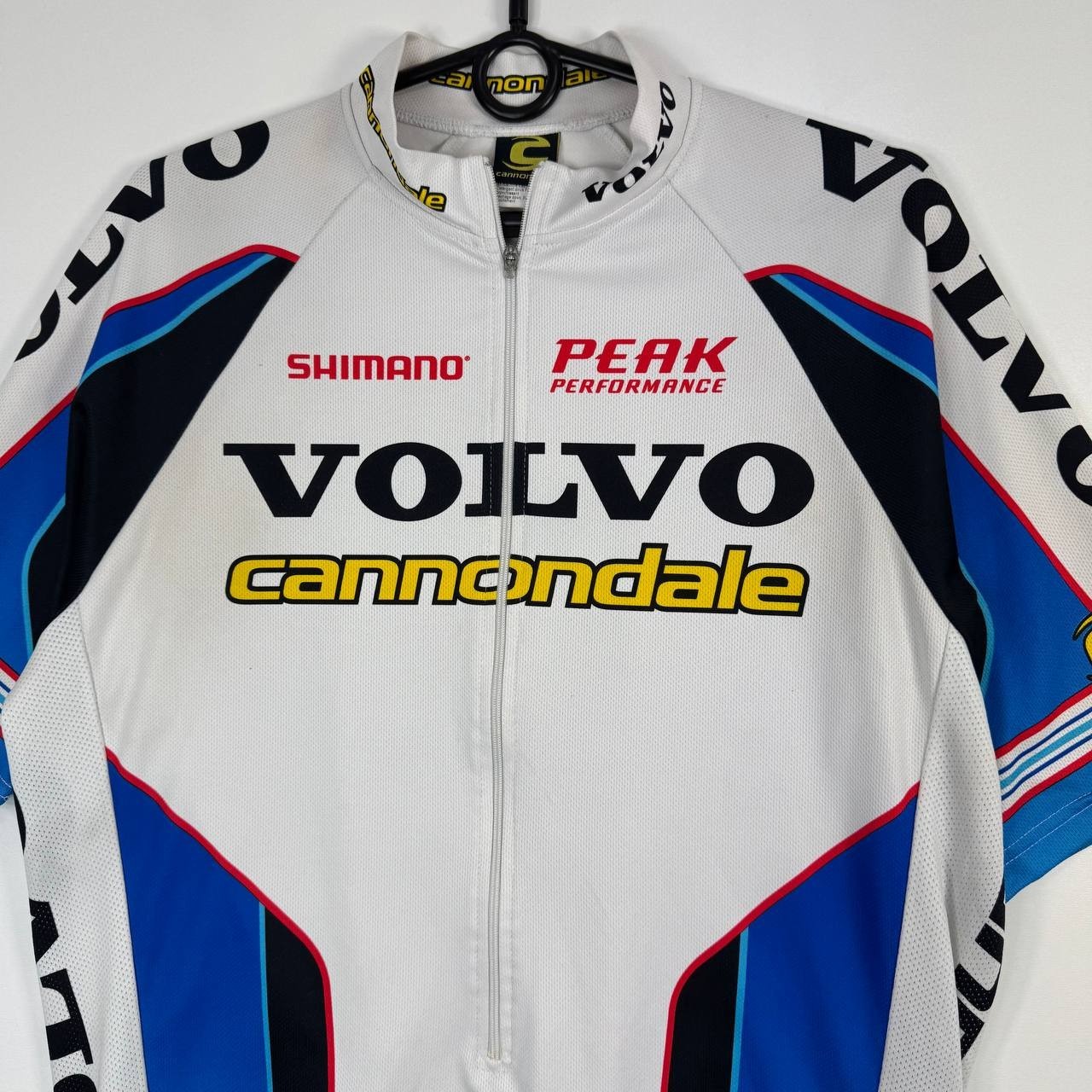 Volvo Cannondale Cycling Jersey Shimano Peak Performance Mens Size L