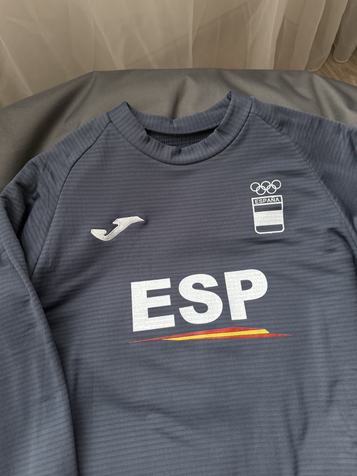 LONG-SLEEVED T-SHIRT BRAMA FLEECE COMPRESSION SPAIN OLYMPIC TEAM SIZE S
