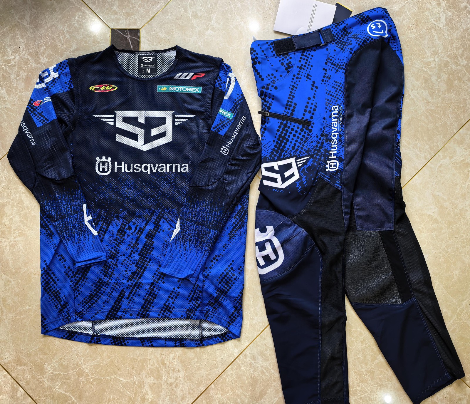 2026 HARD Wear Husqvarna MX Gear Set Off-Road Motocross Jersey & Pants Kit