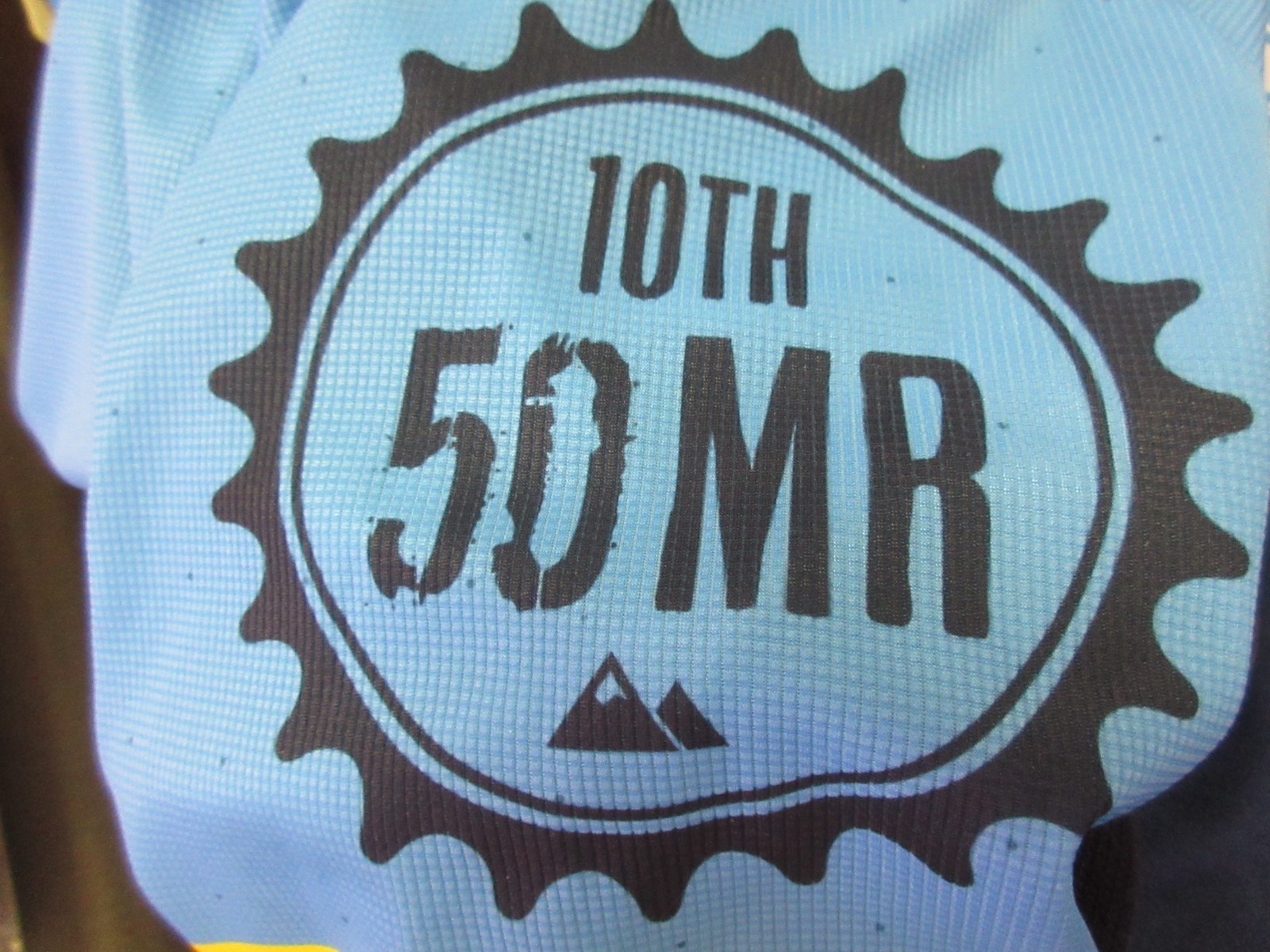 Nimblewear Full Zip Cycling Jersey Size Large 10th 50 Mile Ride