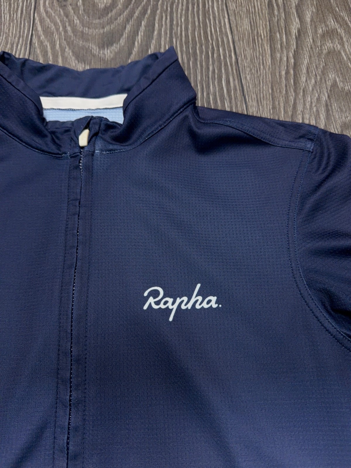 Mens RAPHA Super Lightweight Jersey Cycling Full Zip Bicycle Size L