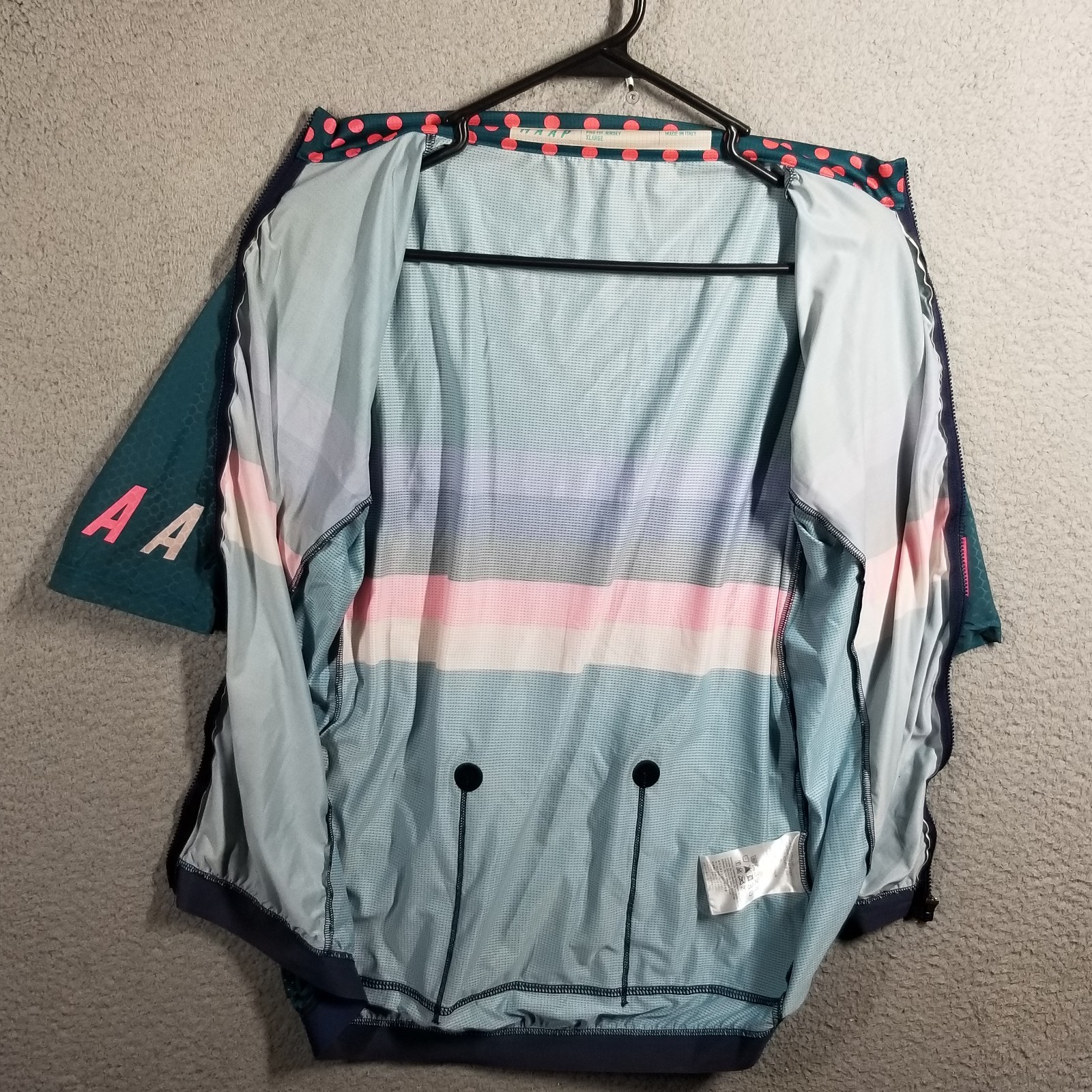 MAAP Men’s Worlds Pro Hex Jersey (RARE), Teal, Size: XL