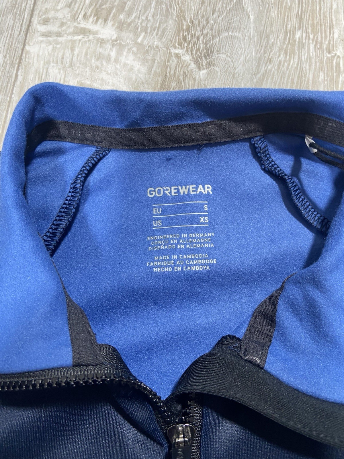 NEW Gore Long-Sleeve C3 Thermo Cycling Jersey, US men’s size XS Blue