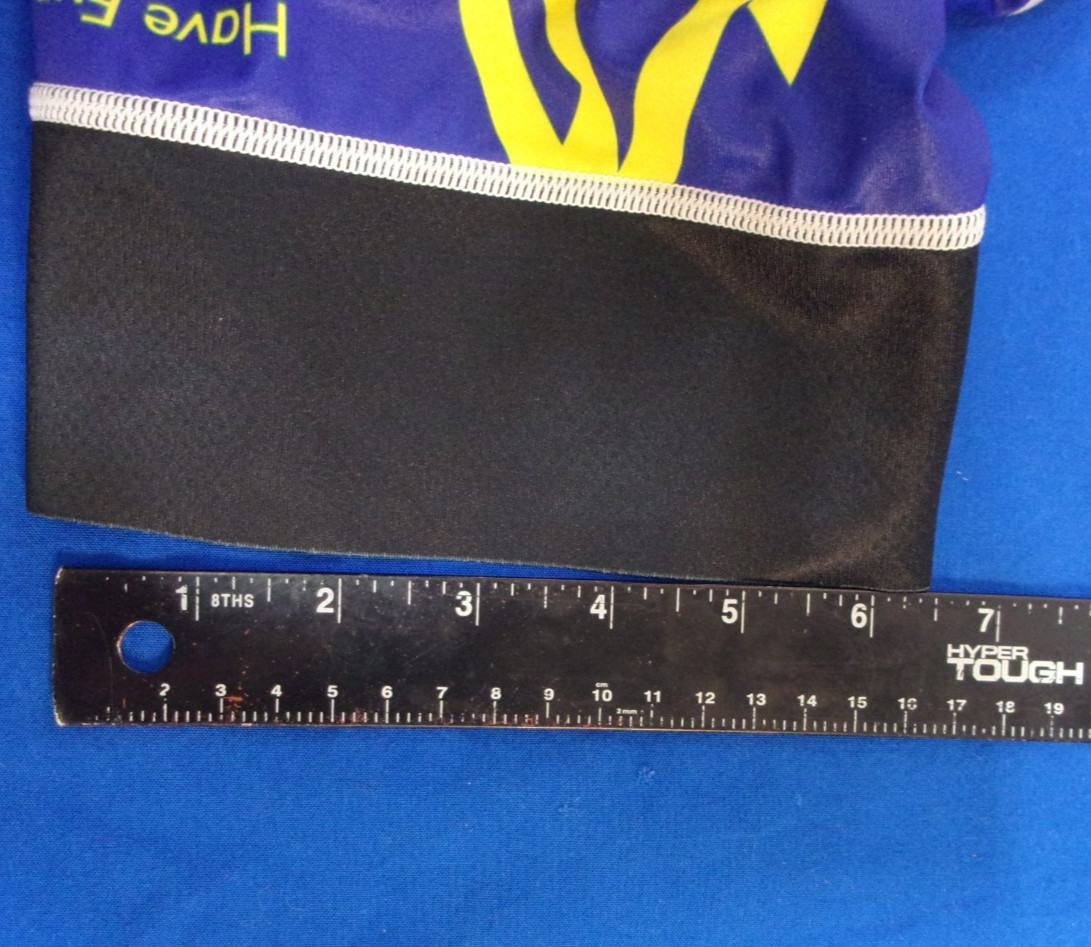 DESIGNER VOLER FRONT RANGERS PADDED YELLOW/ BLUE CYCLING SUIT WOMEN’S X-SMALL