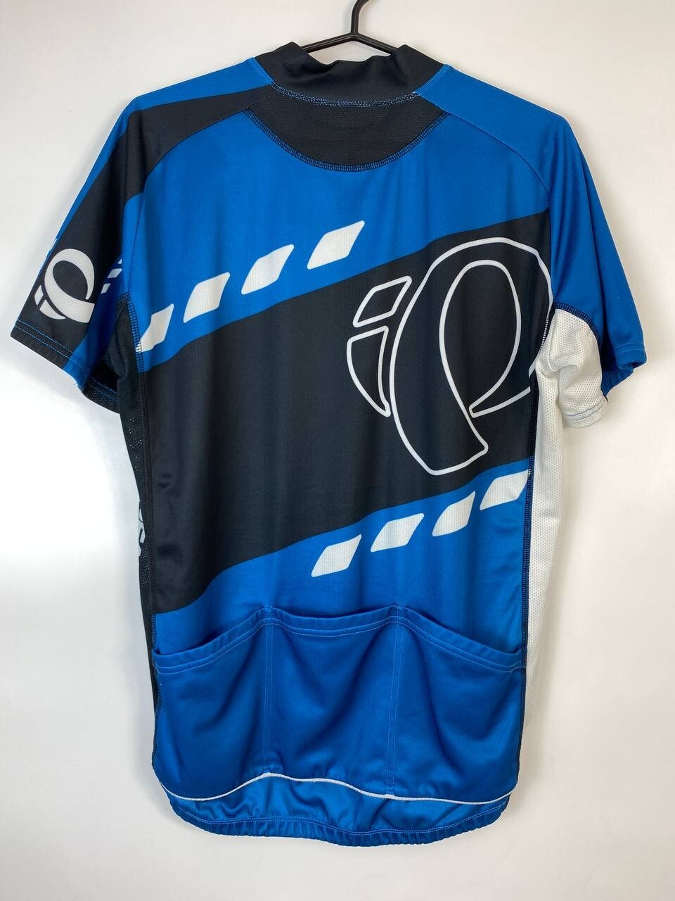 Y2K Pearl Izumi Cycling Blue Zip Back Pockets Elite Bike Size L