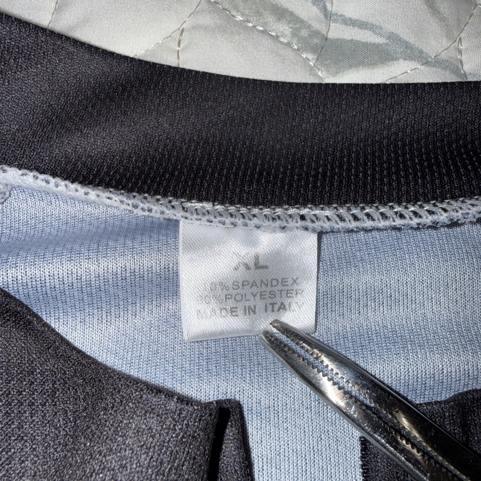 Blanchi Milano Men’s Cycling Jersey XL Full Zip 3 Pockets in back Elastic Waist.