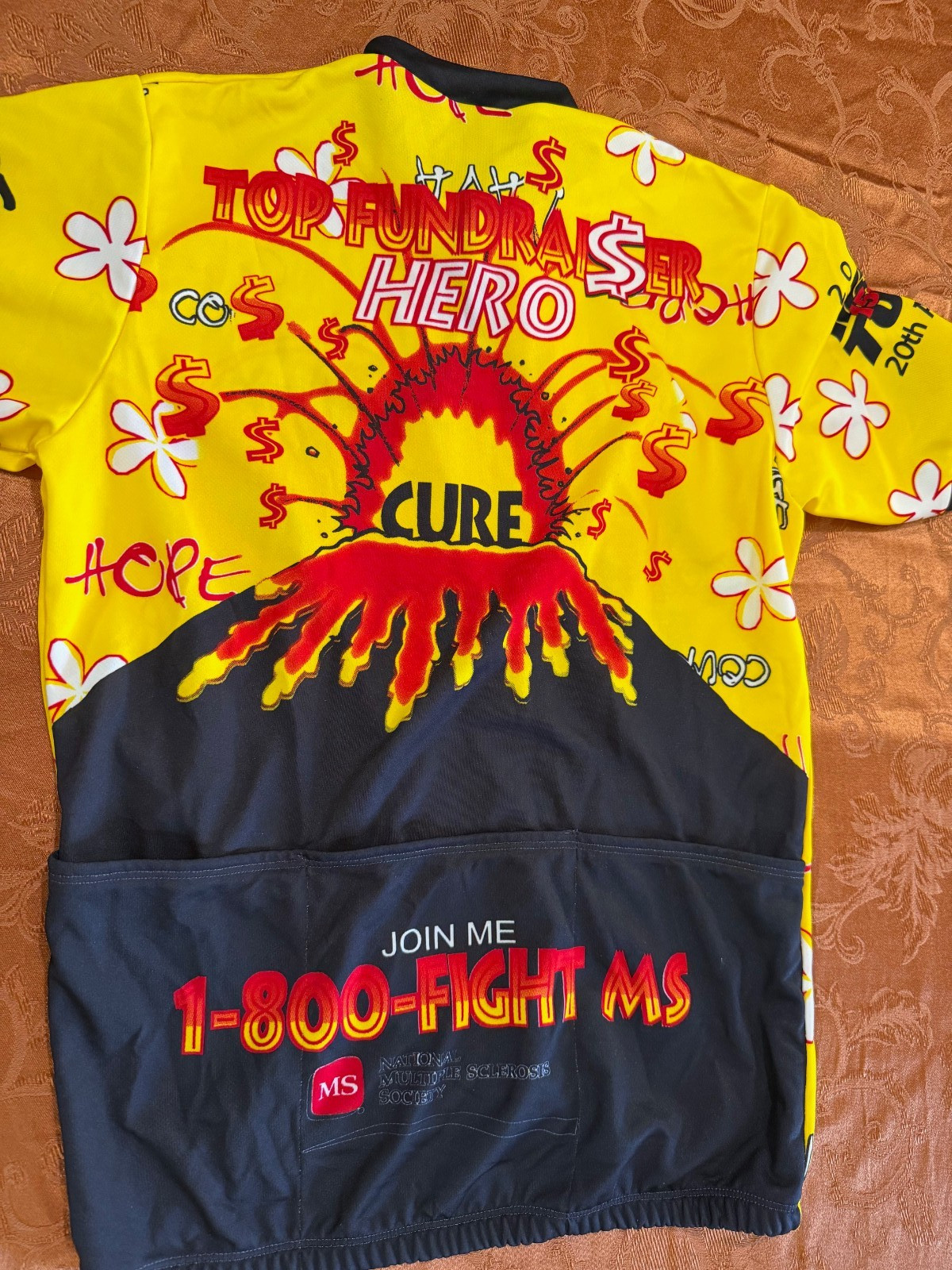 VTG Cycling Jersey (set of 2) LARGE MS Bike Tour made in USA
