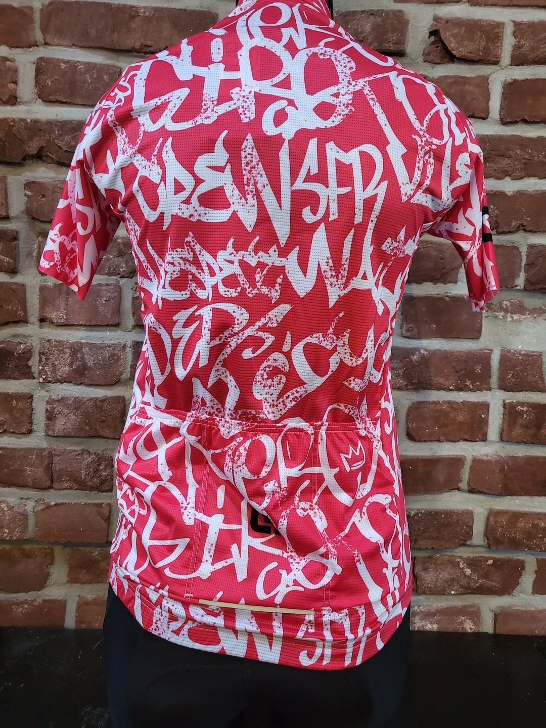 ALE SOLID Ride Jersey Short Sleeve Red/White Women’s Cycling Jersey Breathable